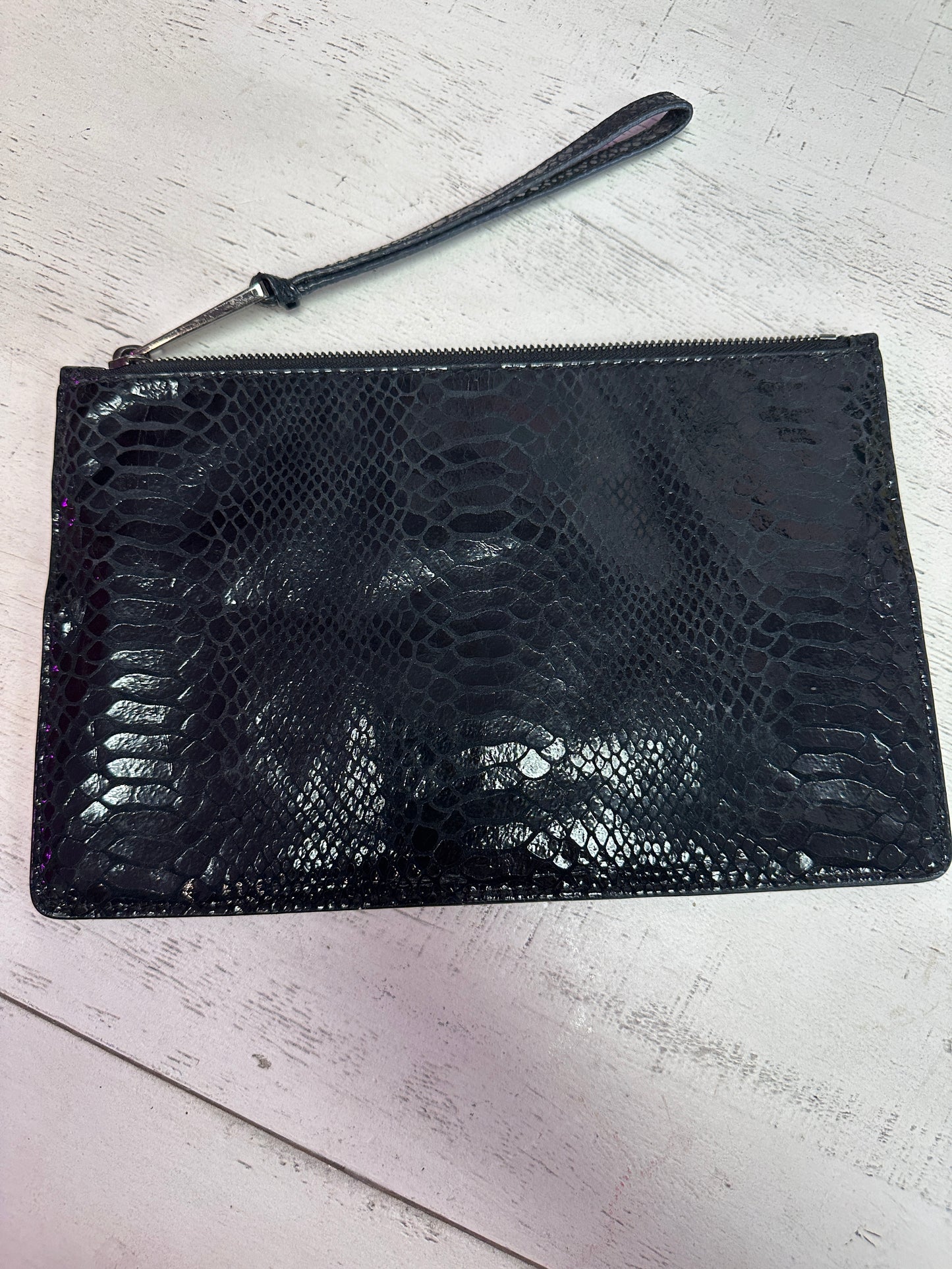 Pre Owned Michael Kors Black Studded Wristlet