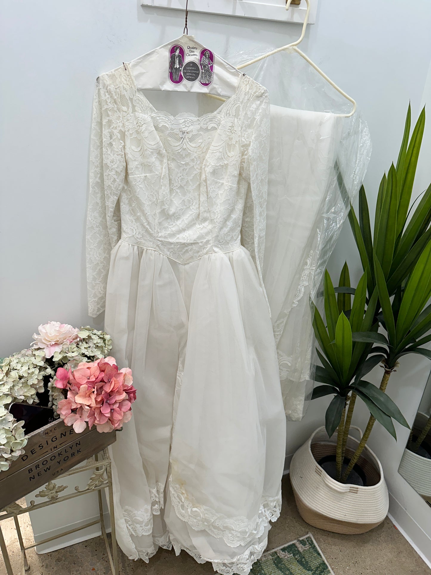 Vintage Custom Wedding Gown