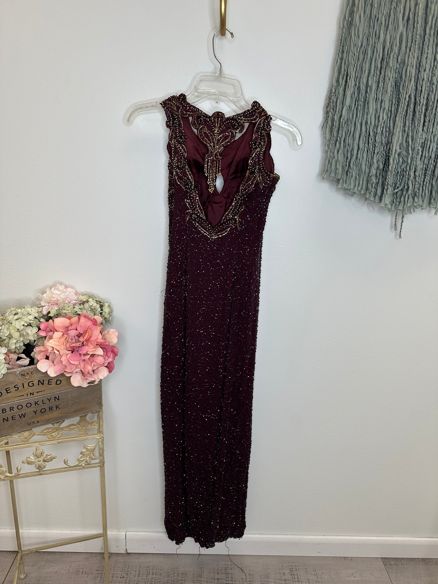 Pre Owned Alyce Beaded Dress