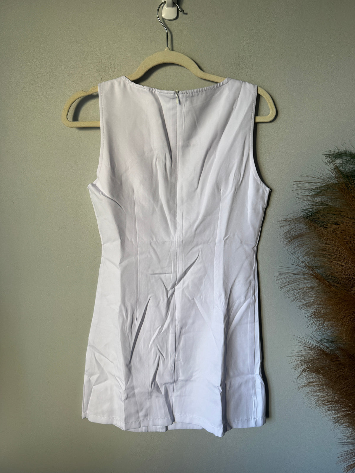 White Mini Dress Size Small