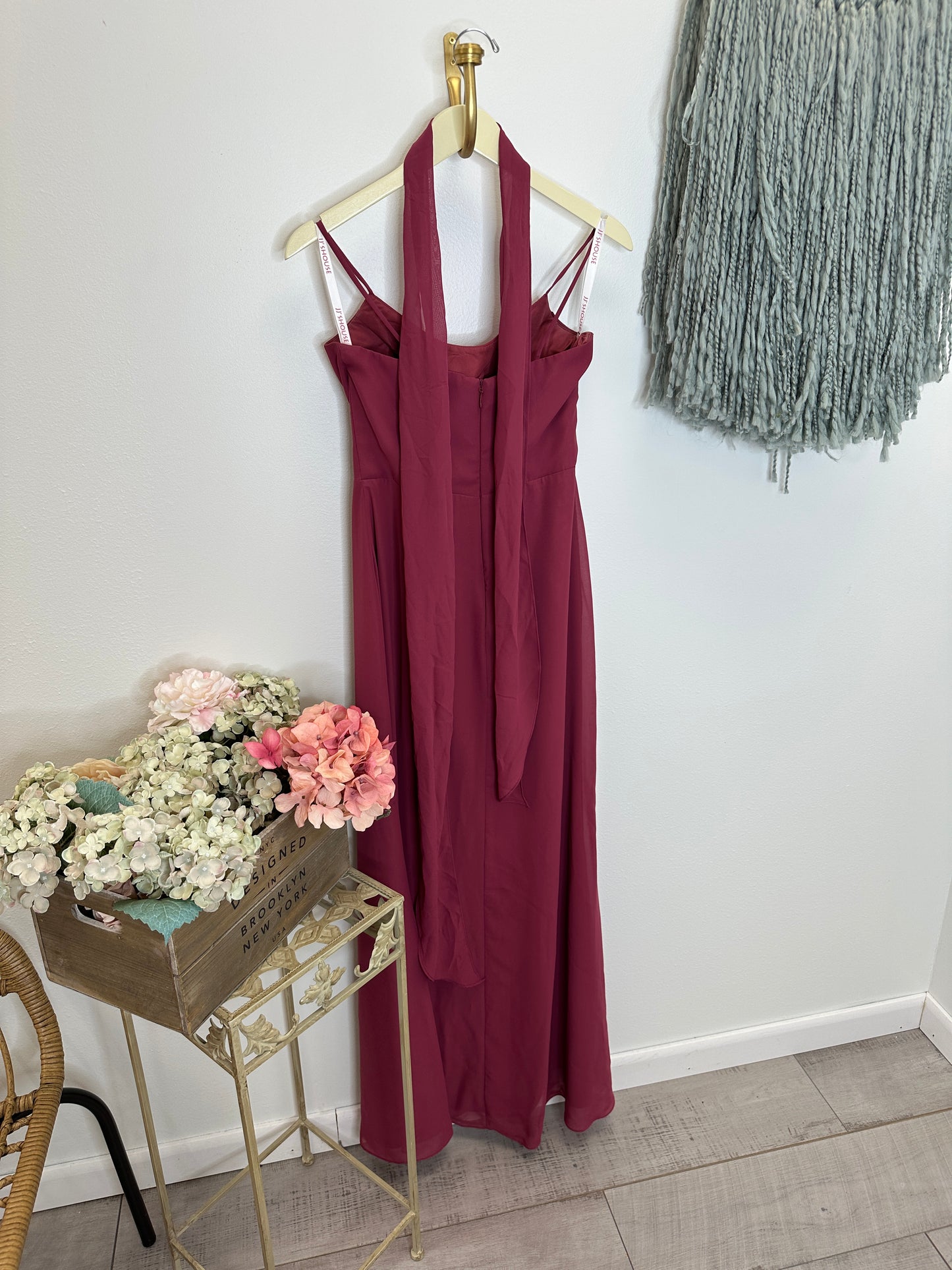 Pre Owned JJ's House Burgundy Dress