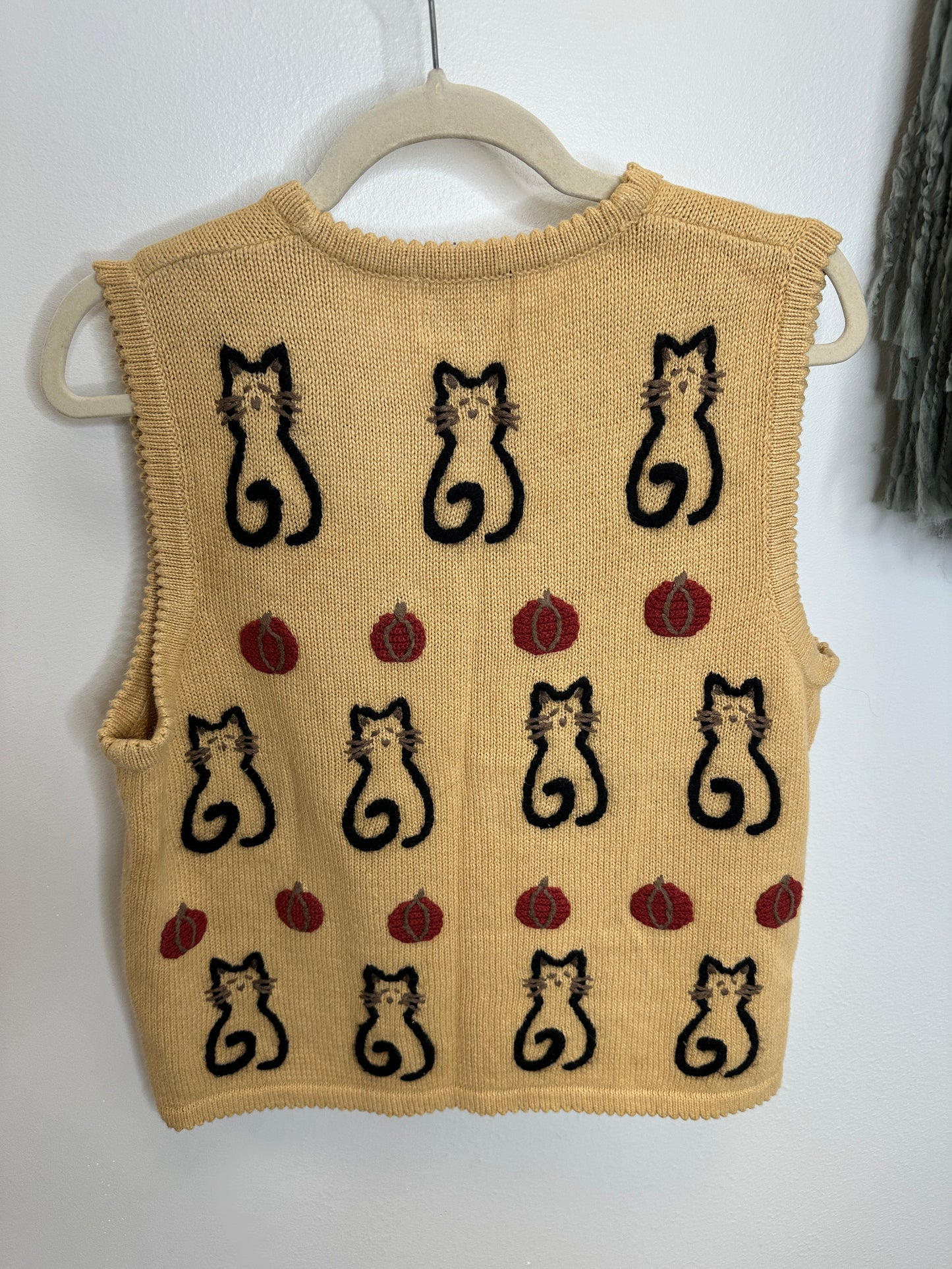 Pre Owned Christopher & Banks Cat Vest