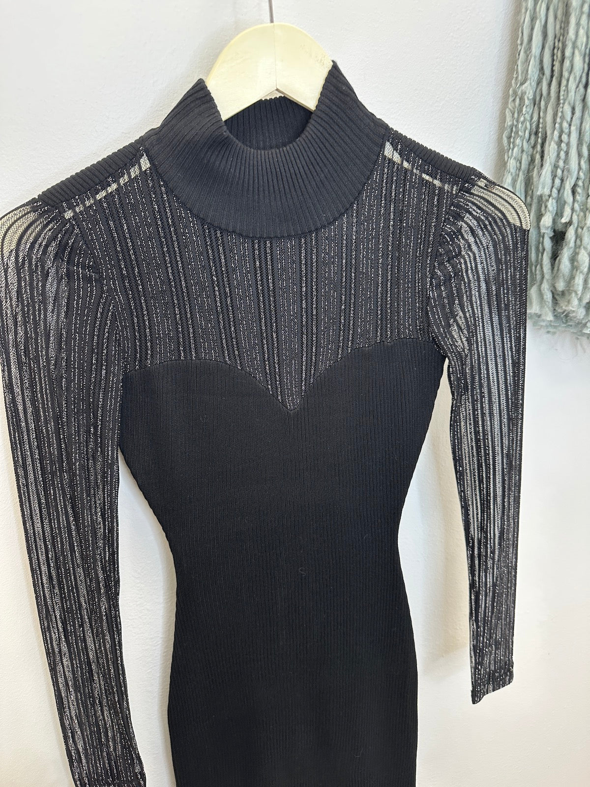 Pre Owned Almost Famous Black Sweater Dress