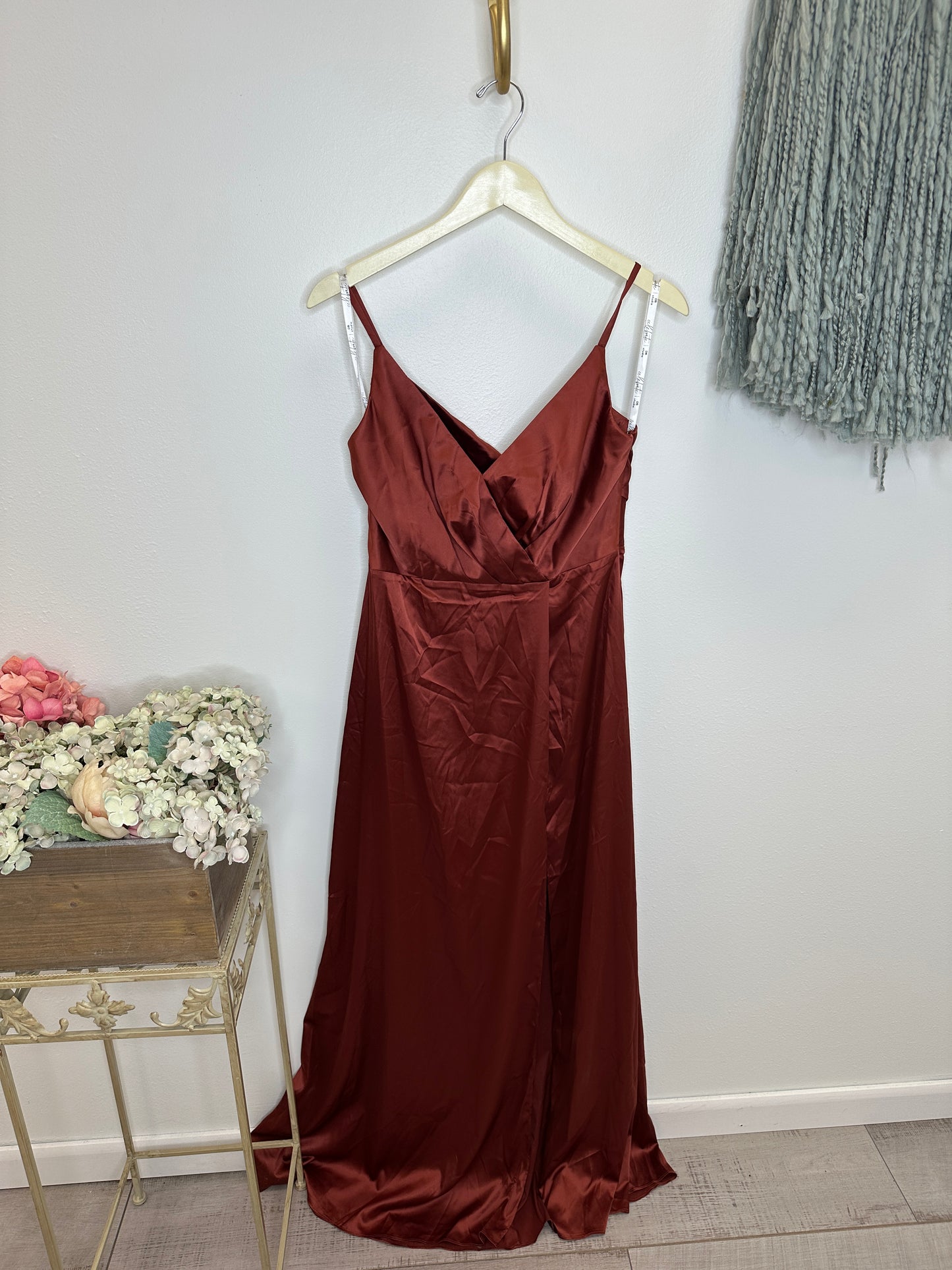 Pre Owned Rust Celebrate Dress Size 6
