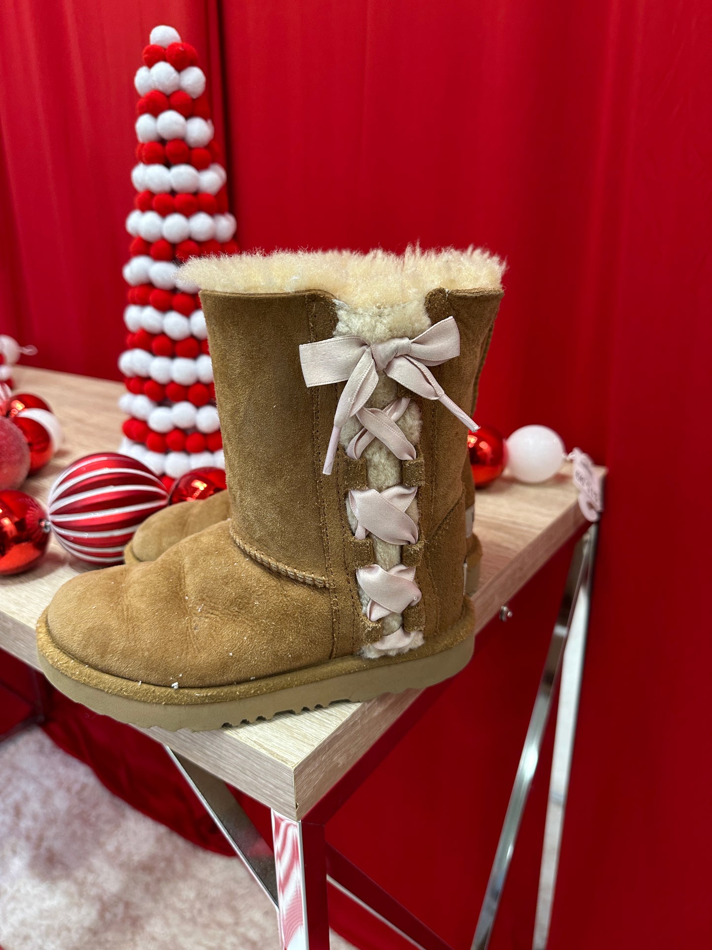 Girls Ugg Boots with Bows Size 13