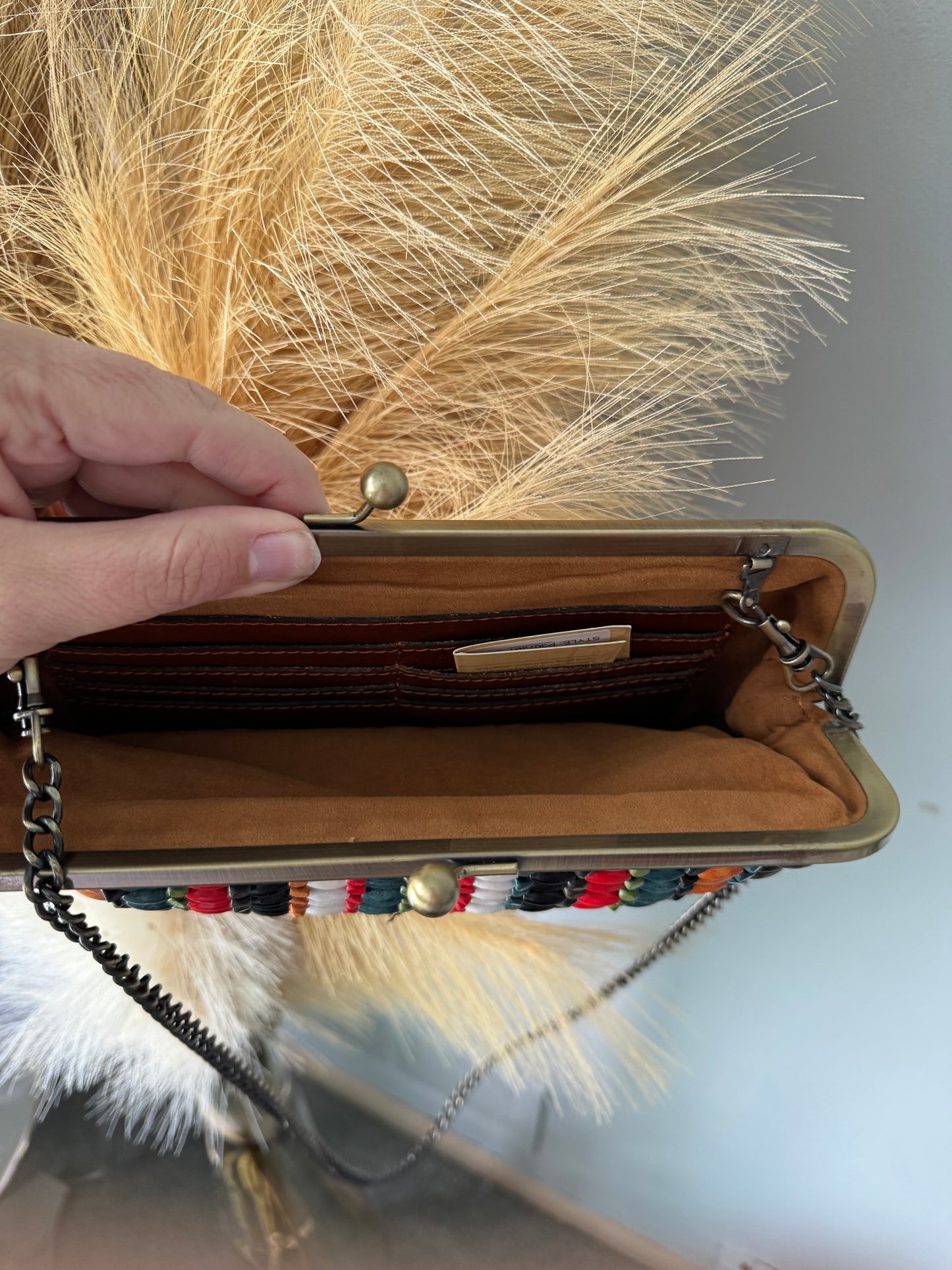 Pre Owned Patricia Nash Beaded Clutch