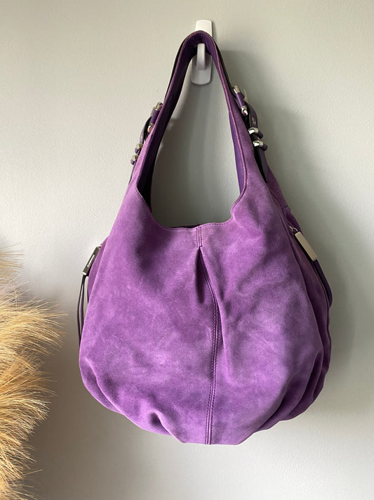 Pre Owned b. Makowsky Purple Bag