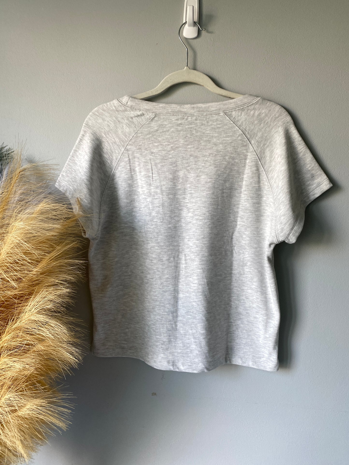 Bobi Size Small Heather Grey Top