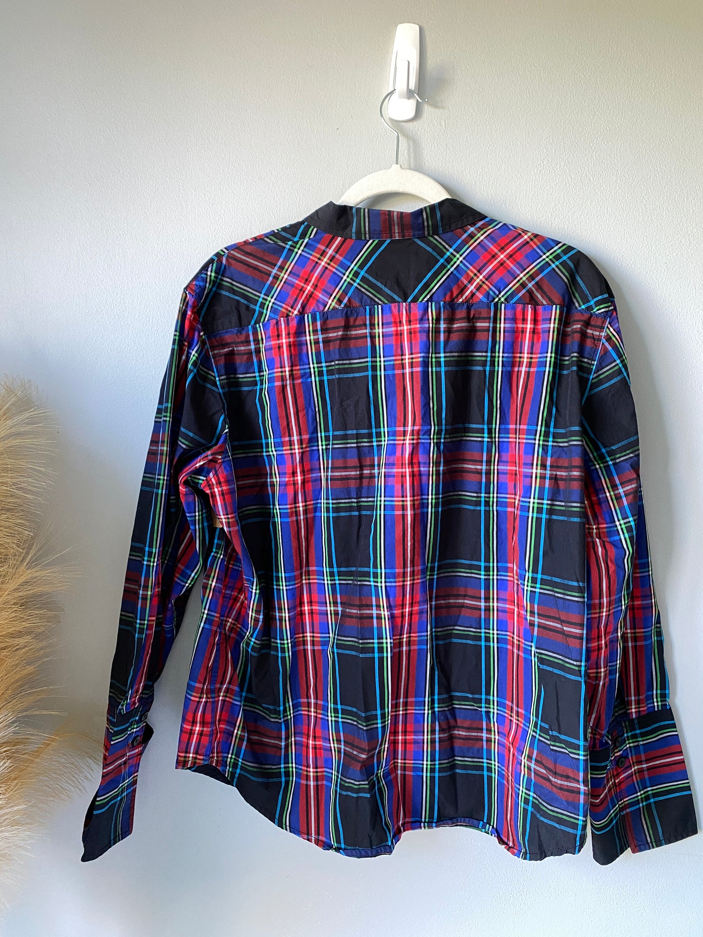 JCrew Plaid Top Size 14