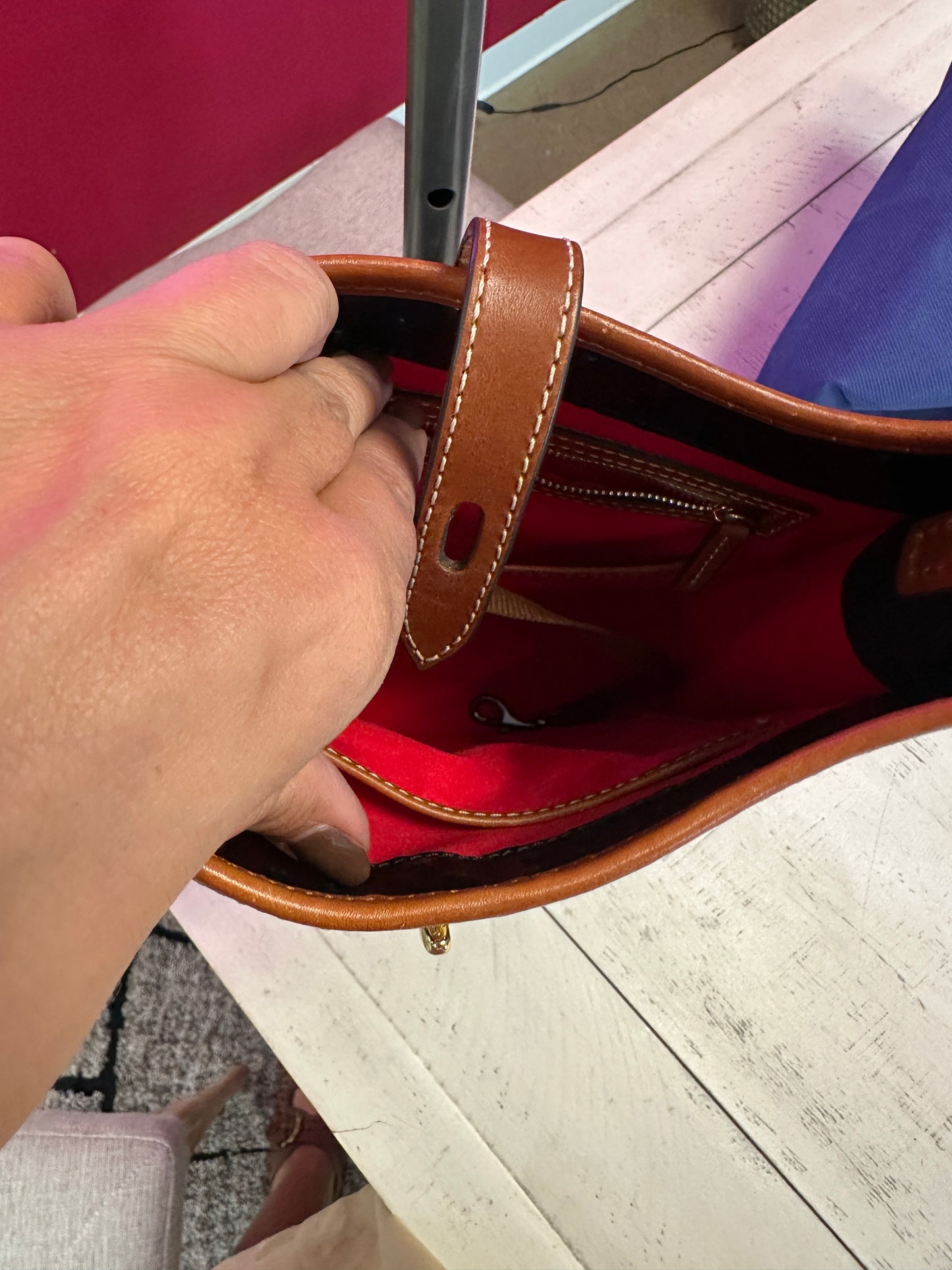 Pre Owned Dooney & Burke Ostrich