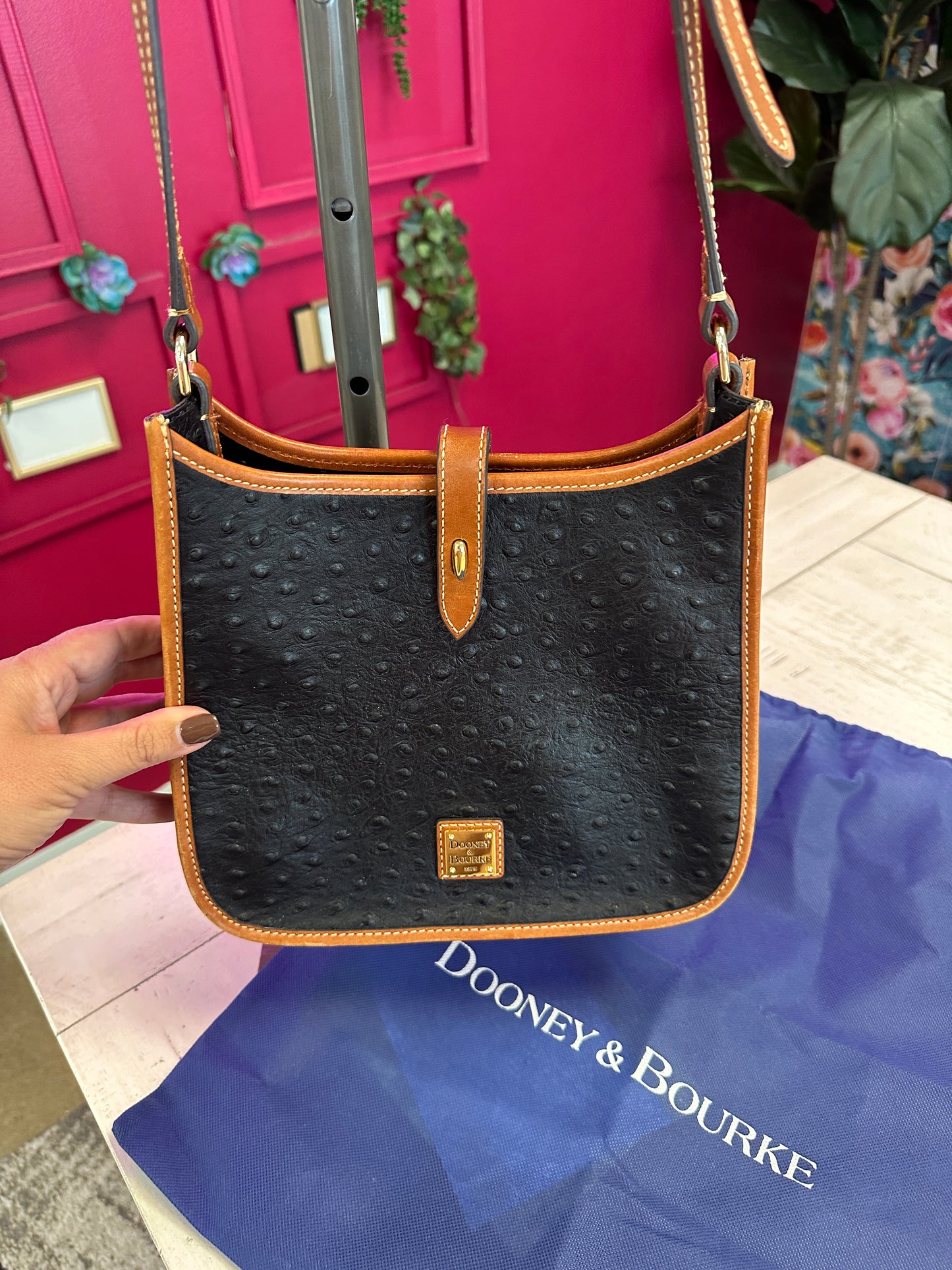 Pre Owned Dooney & Burke Ostrich
