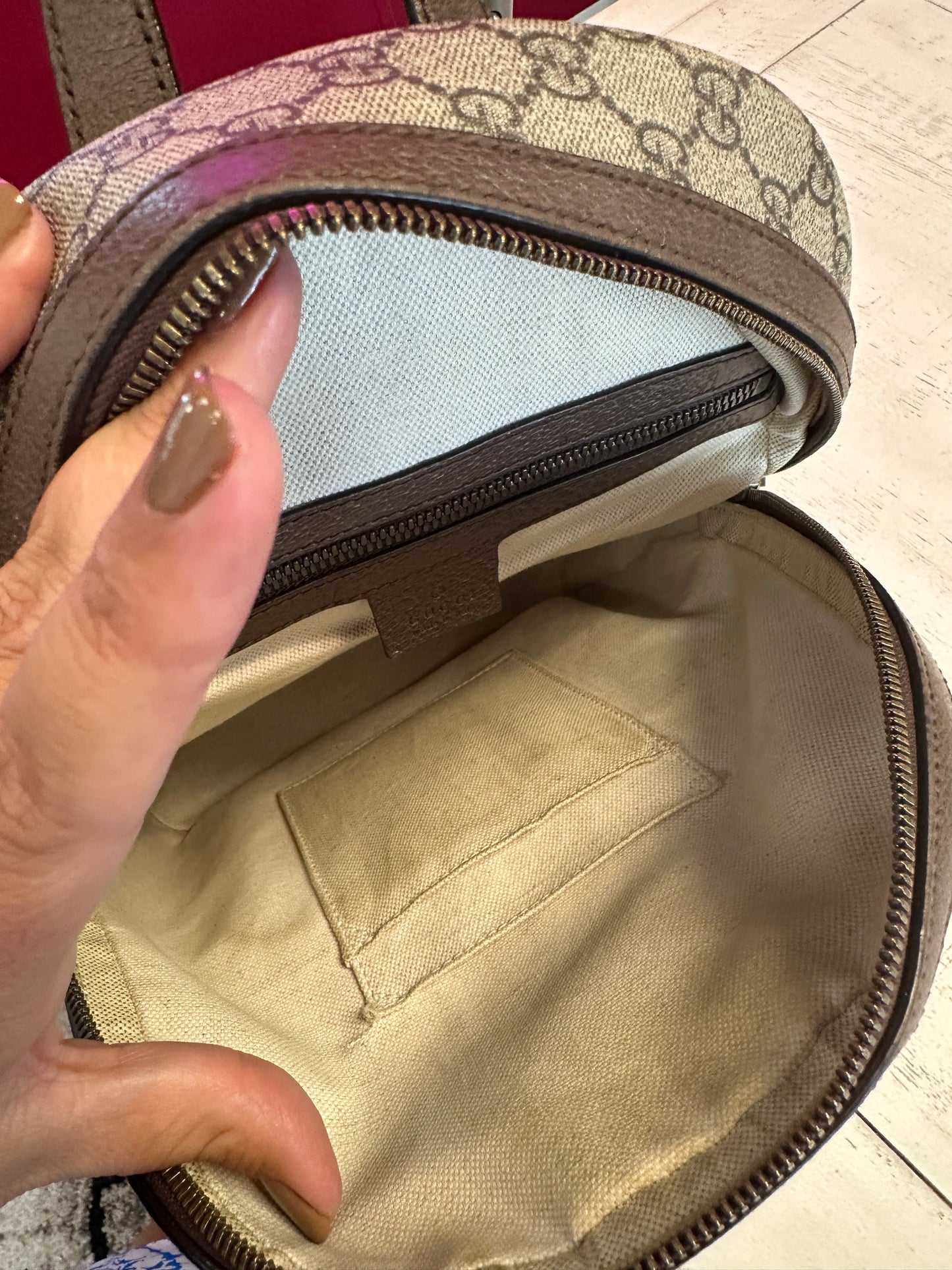 Pre Owned Gucci Ophidia GG Small Backpack