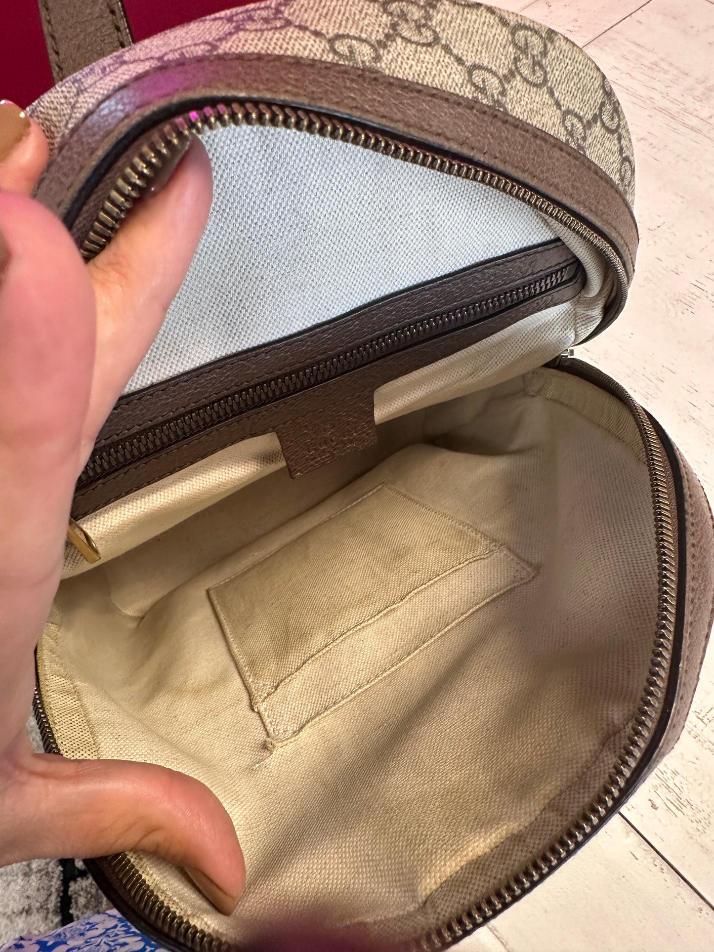 Pre Owned Gucci Ophidia GG Small Backpack