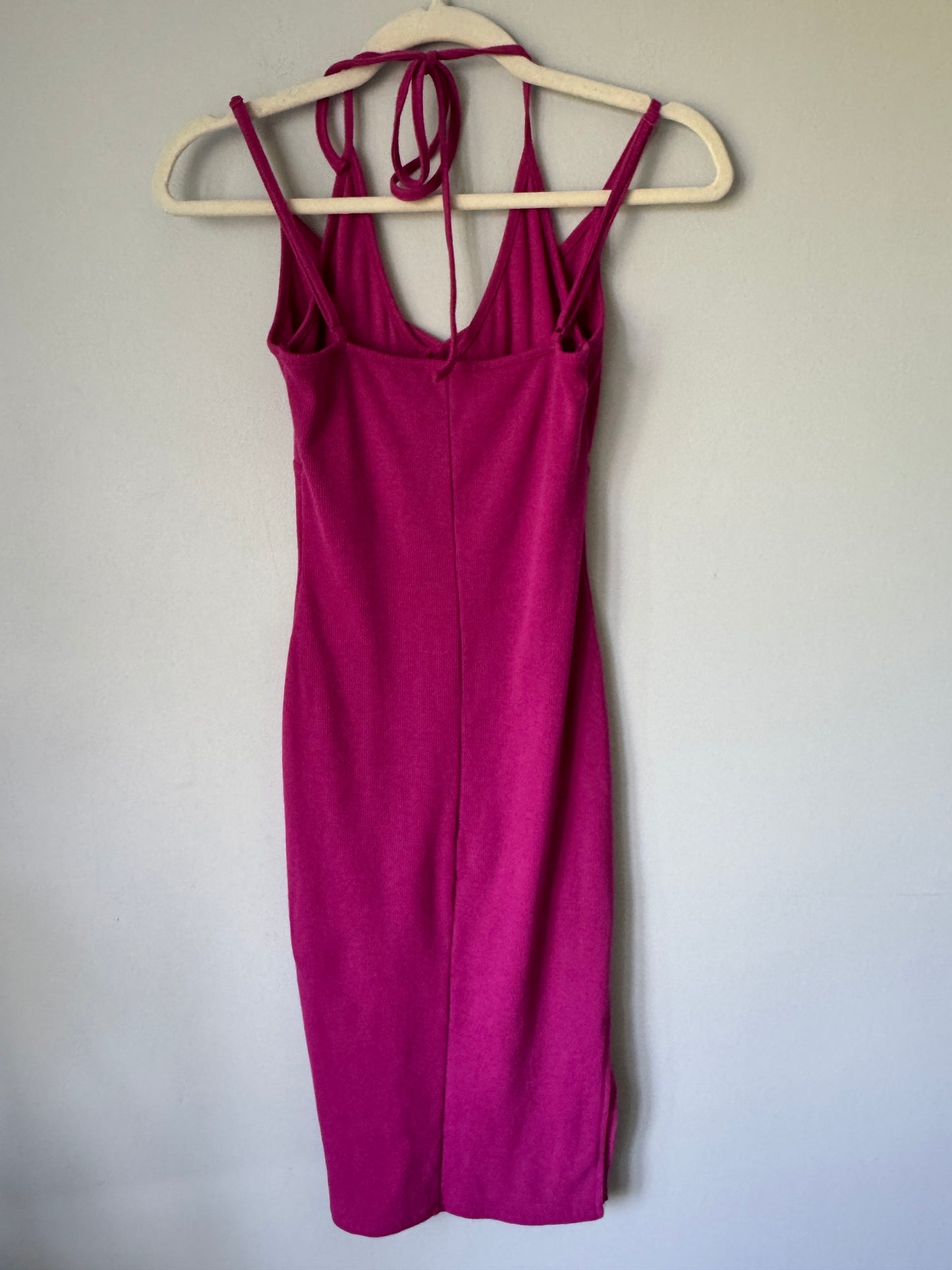 Lizzie's Magenta Ribbed Dress Size Small