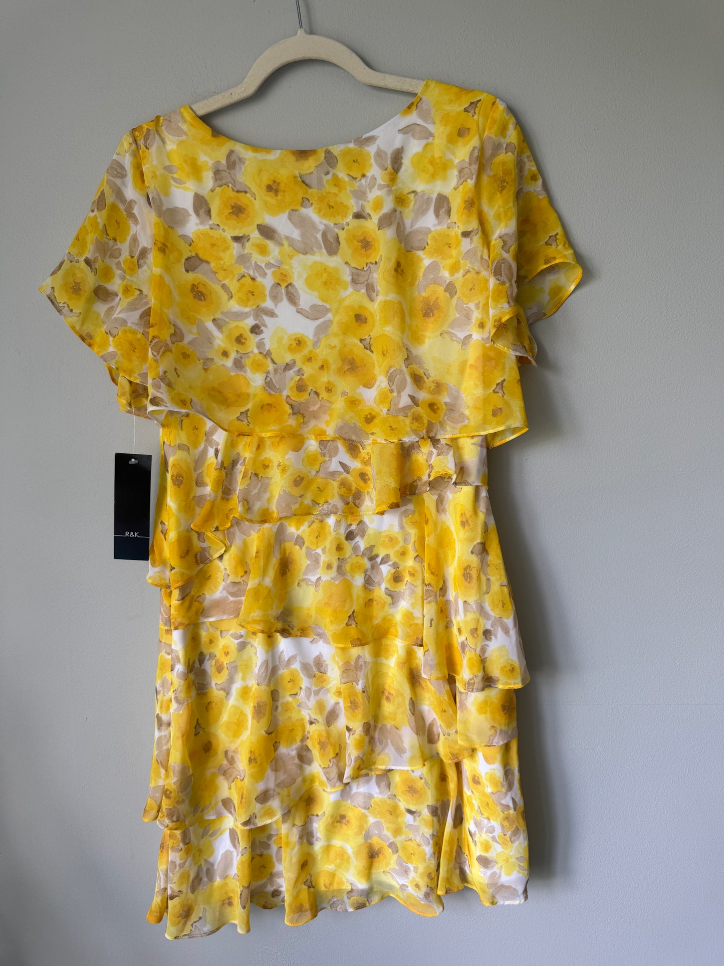 R+K Yellow Dress Size 8