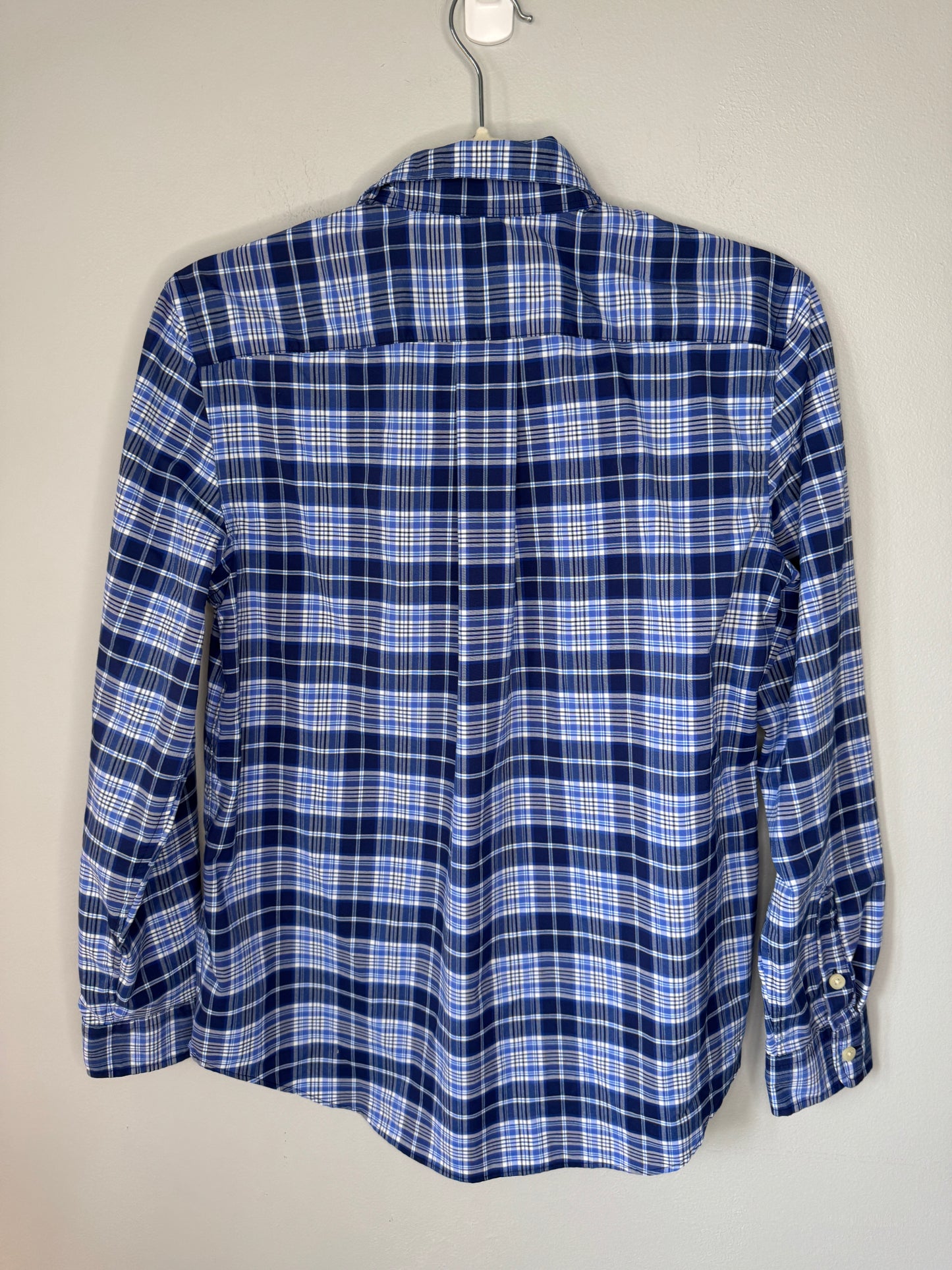 Ralph Lauren Long Sleeve Plaid Shirt Boys Size L