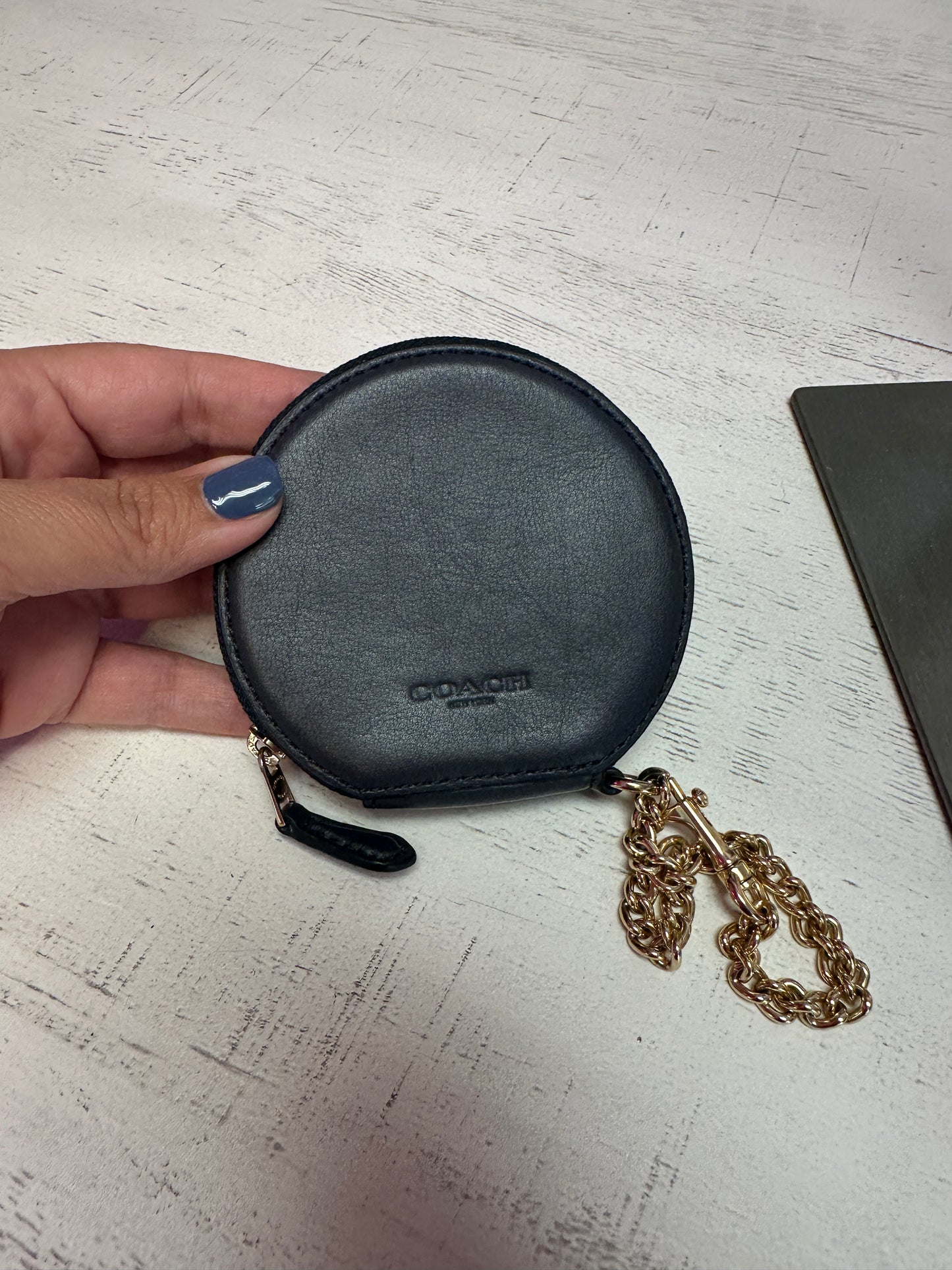 Pre Owned Coach Palm Tree Sunset Coin Purse