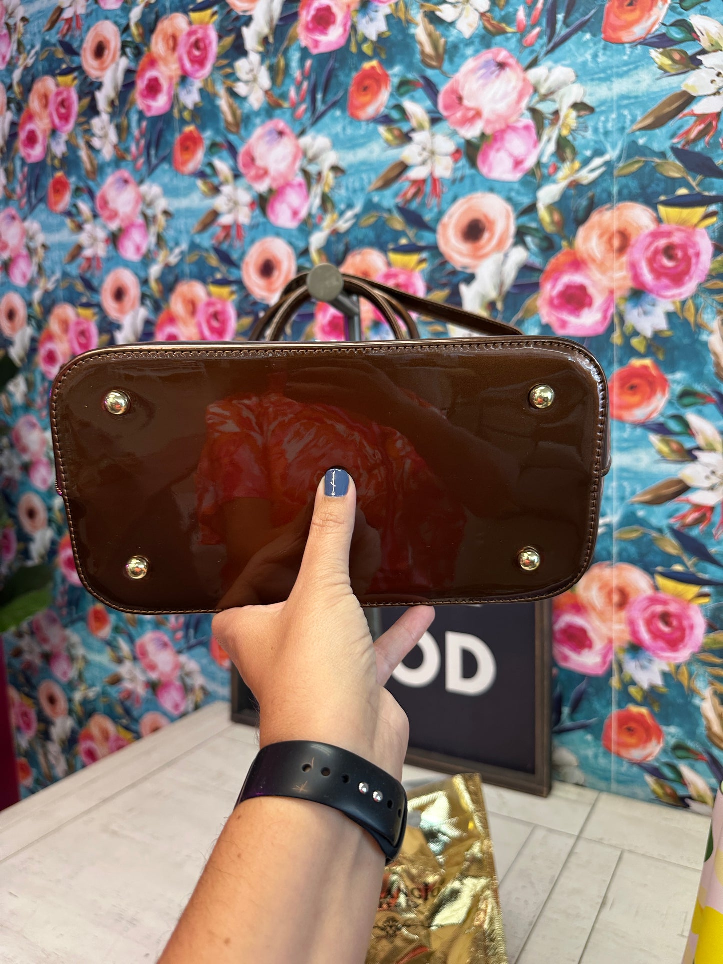Pre Owned Brangio Luxe Patent Handbag