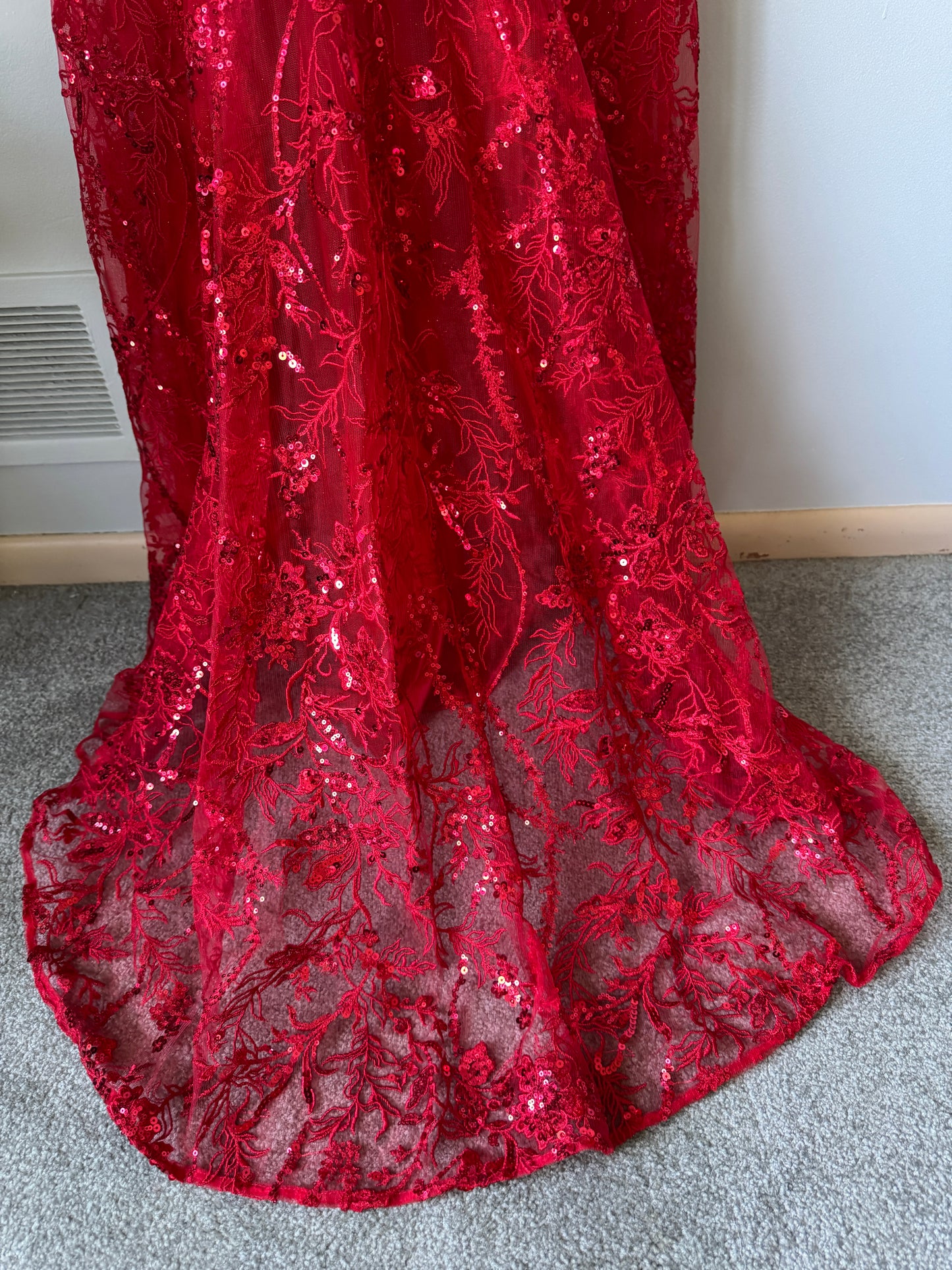 Sherri Hill Feather Formal Gown Size 6