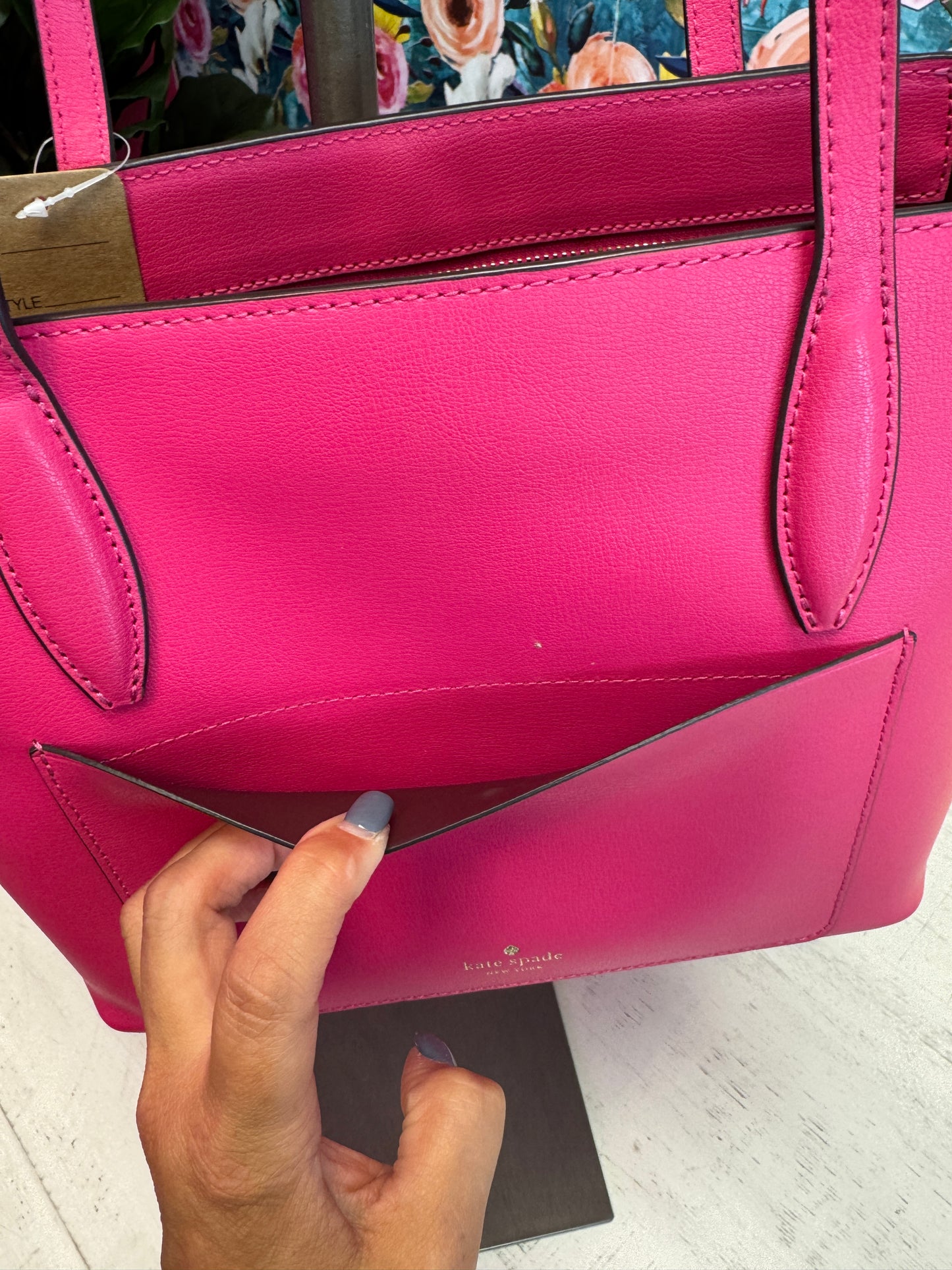 Pre Loved Kate Spade Hot Pink Tote