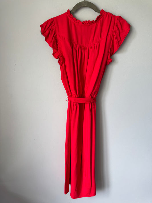 Ann Taylor Red Dress Size Medium