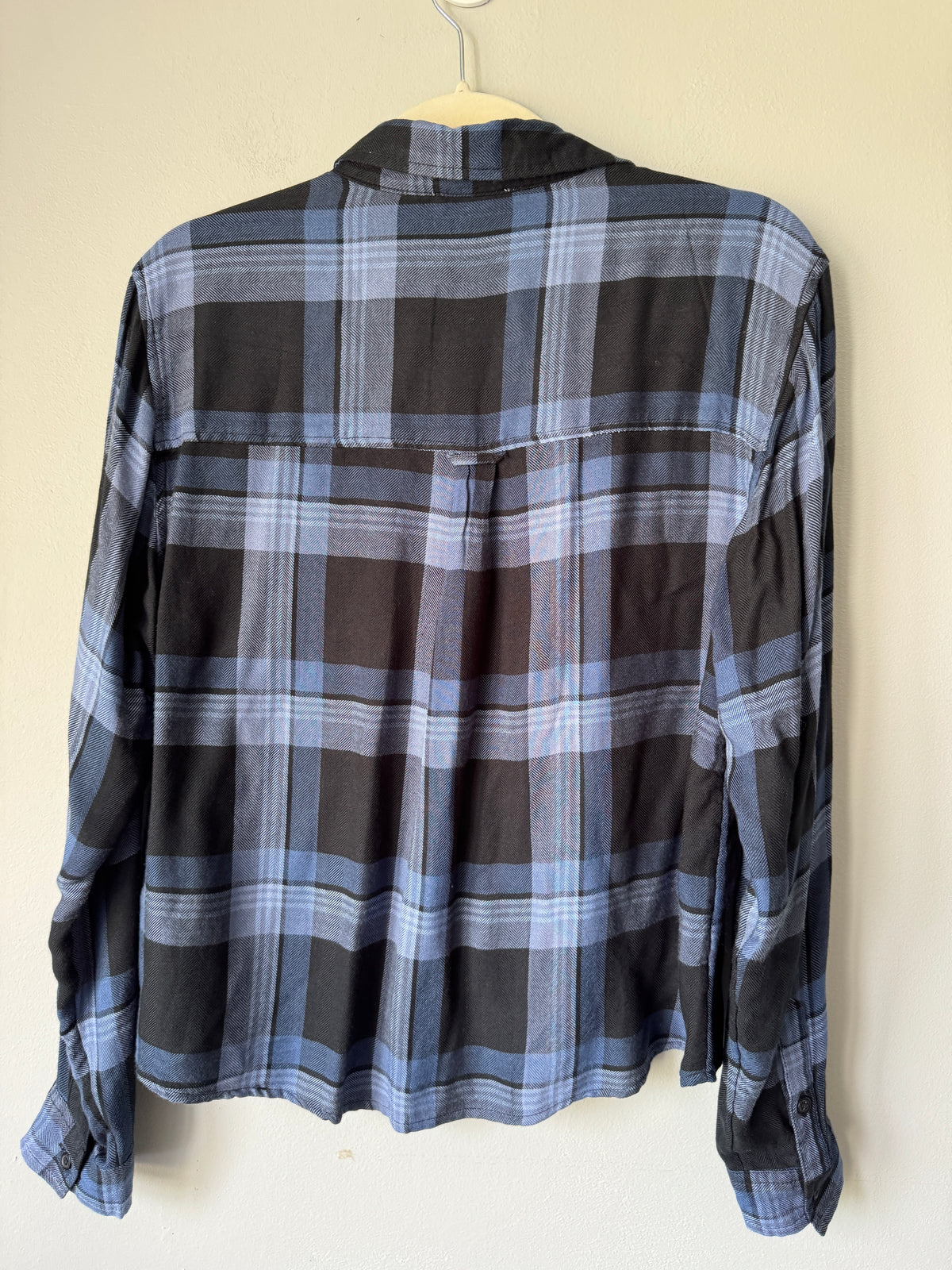 beachlunchlounge plaid top size medium