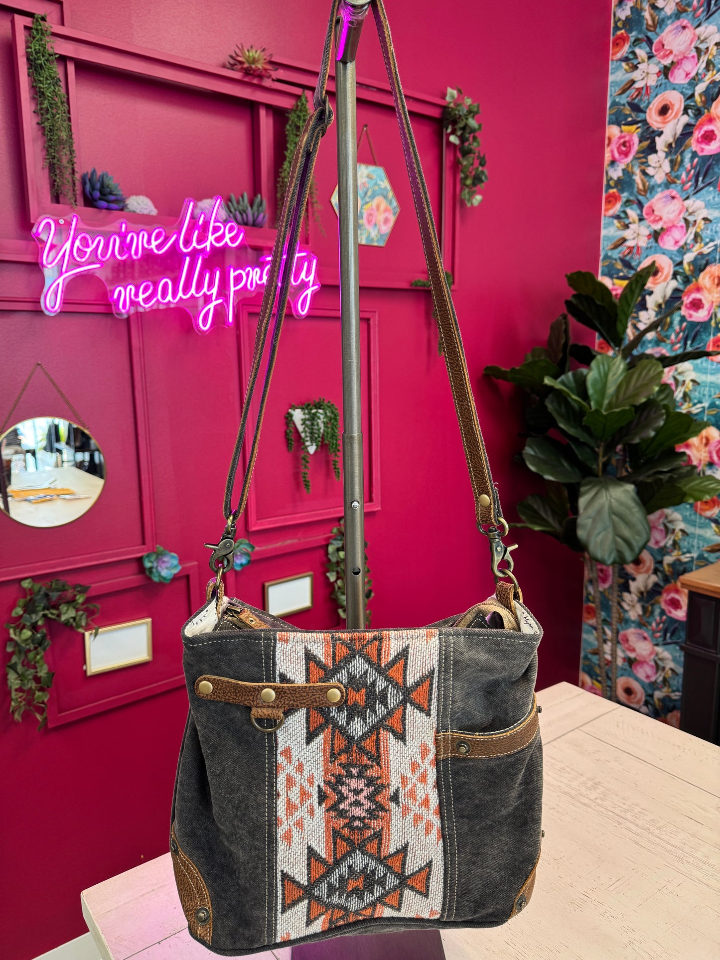 Pre Owned Myra Cross Body - Aztec