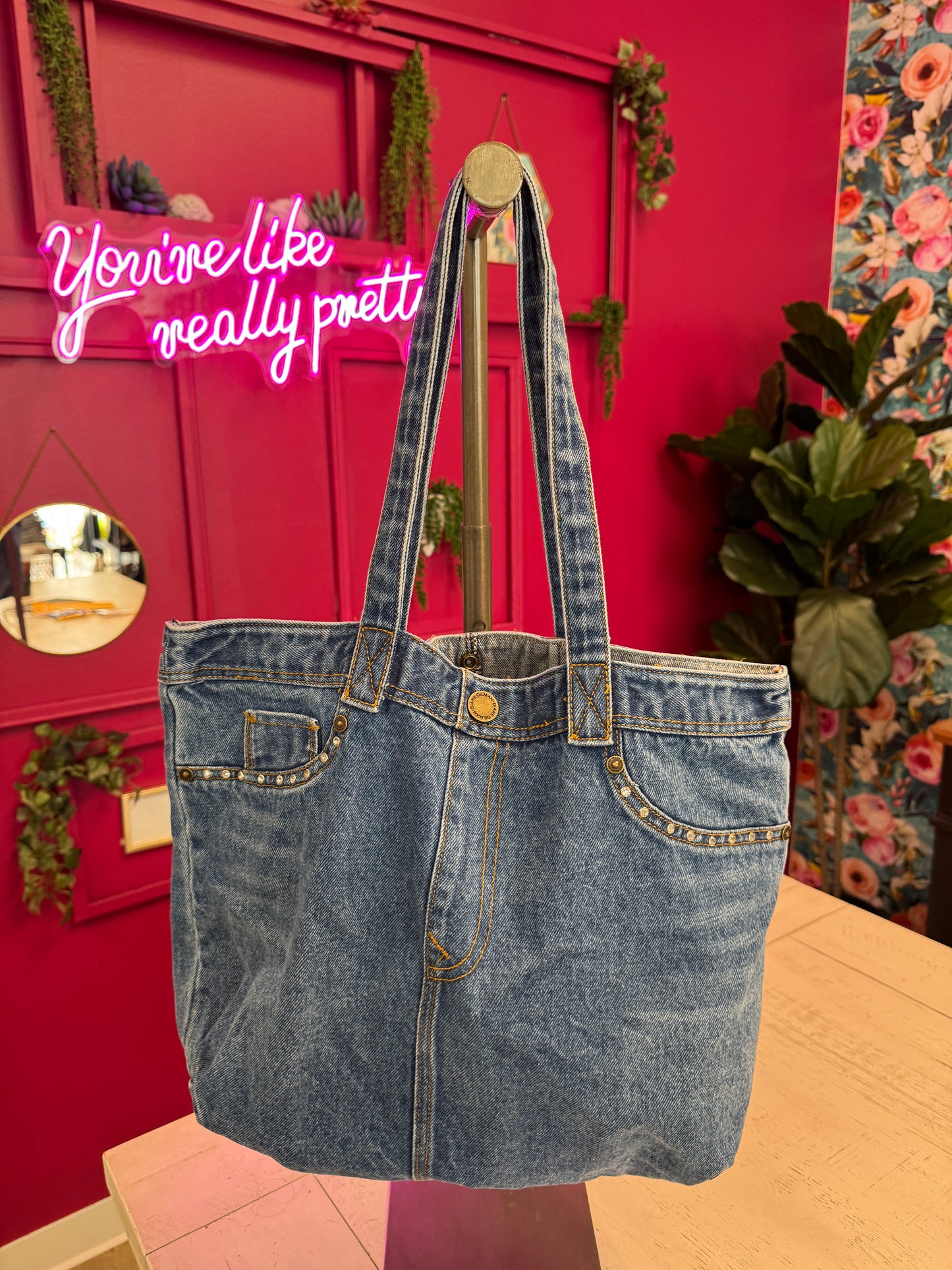 Pre Owned Diane Gilman DG2 Denim Bag