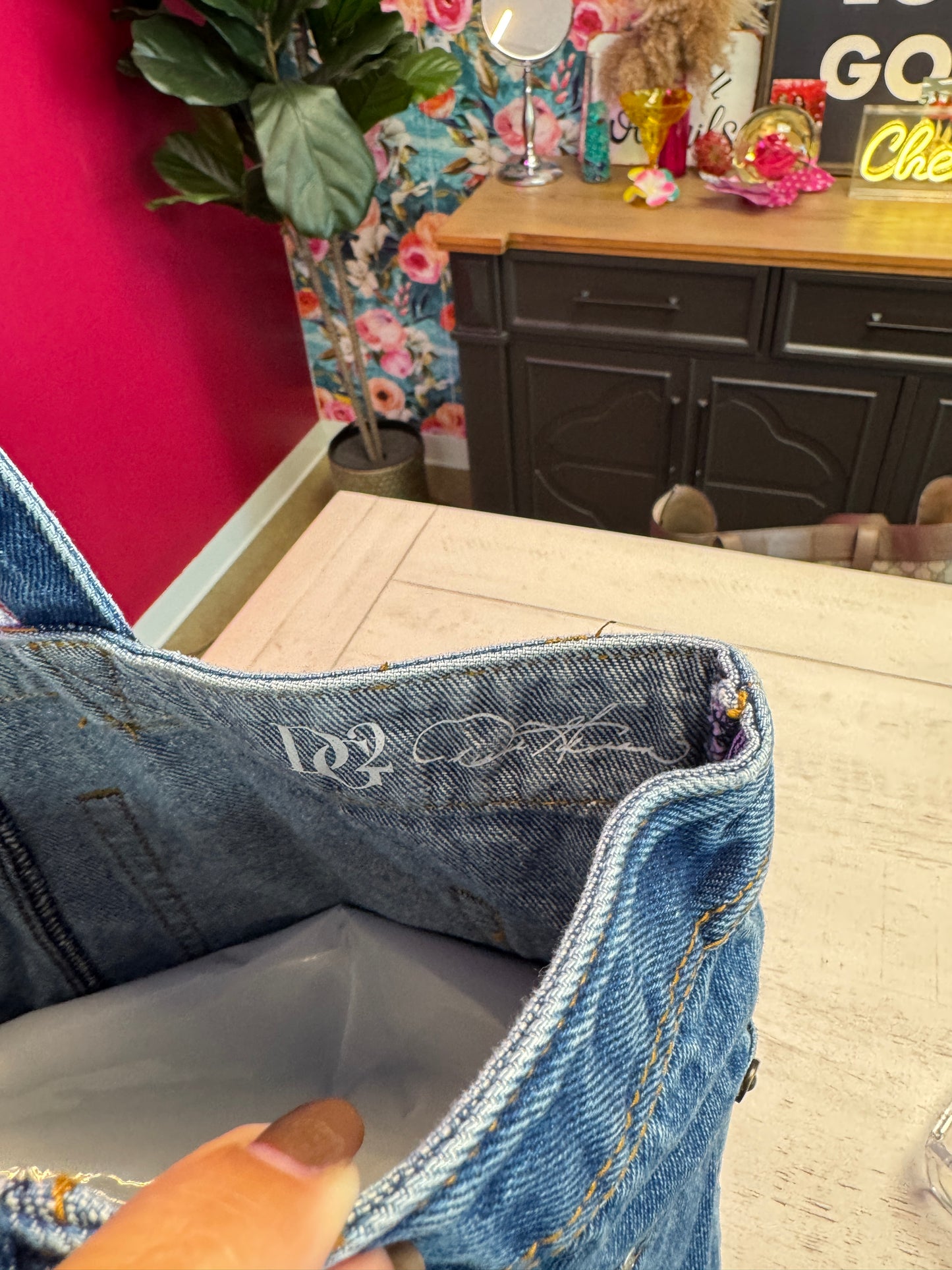 Pre Owned Diane Gilman DG2 Denim Bag