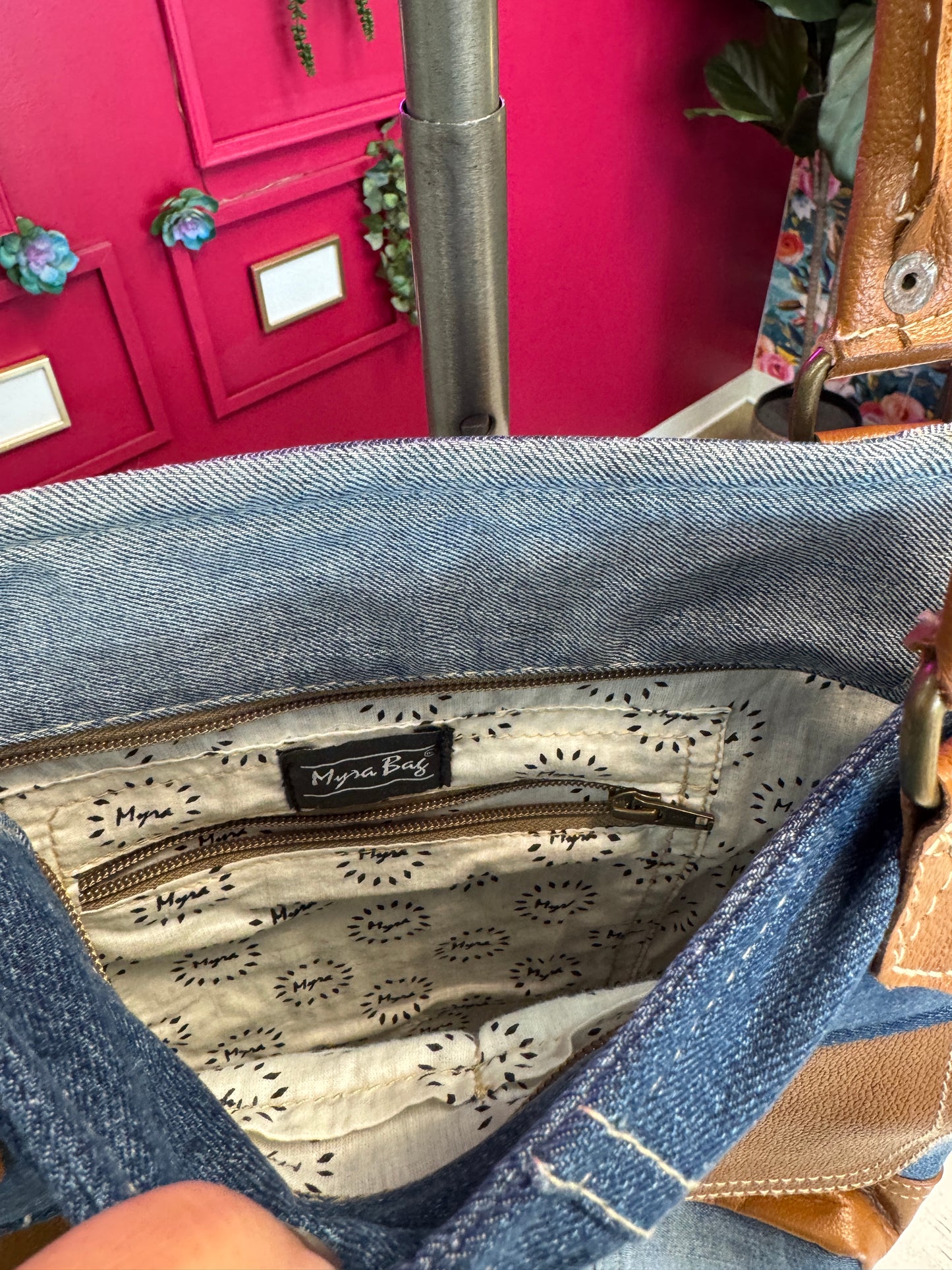 Pre Owned Myra Denim Tote