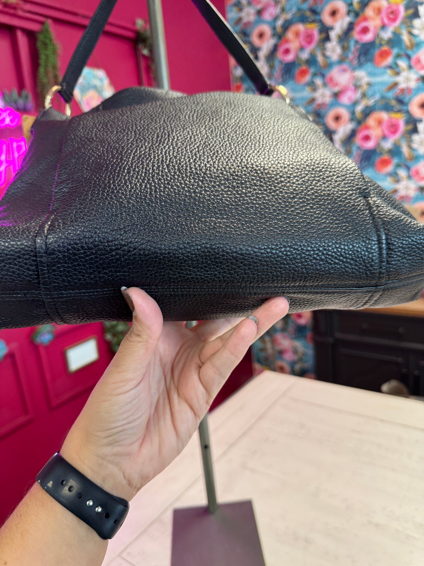 Pre Owned Designer Michael Kors Leather Bag