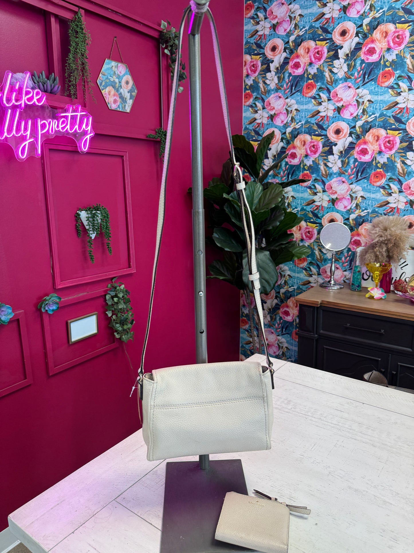 Pre Owned Kate Spade Cross Body with matching wallet