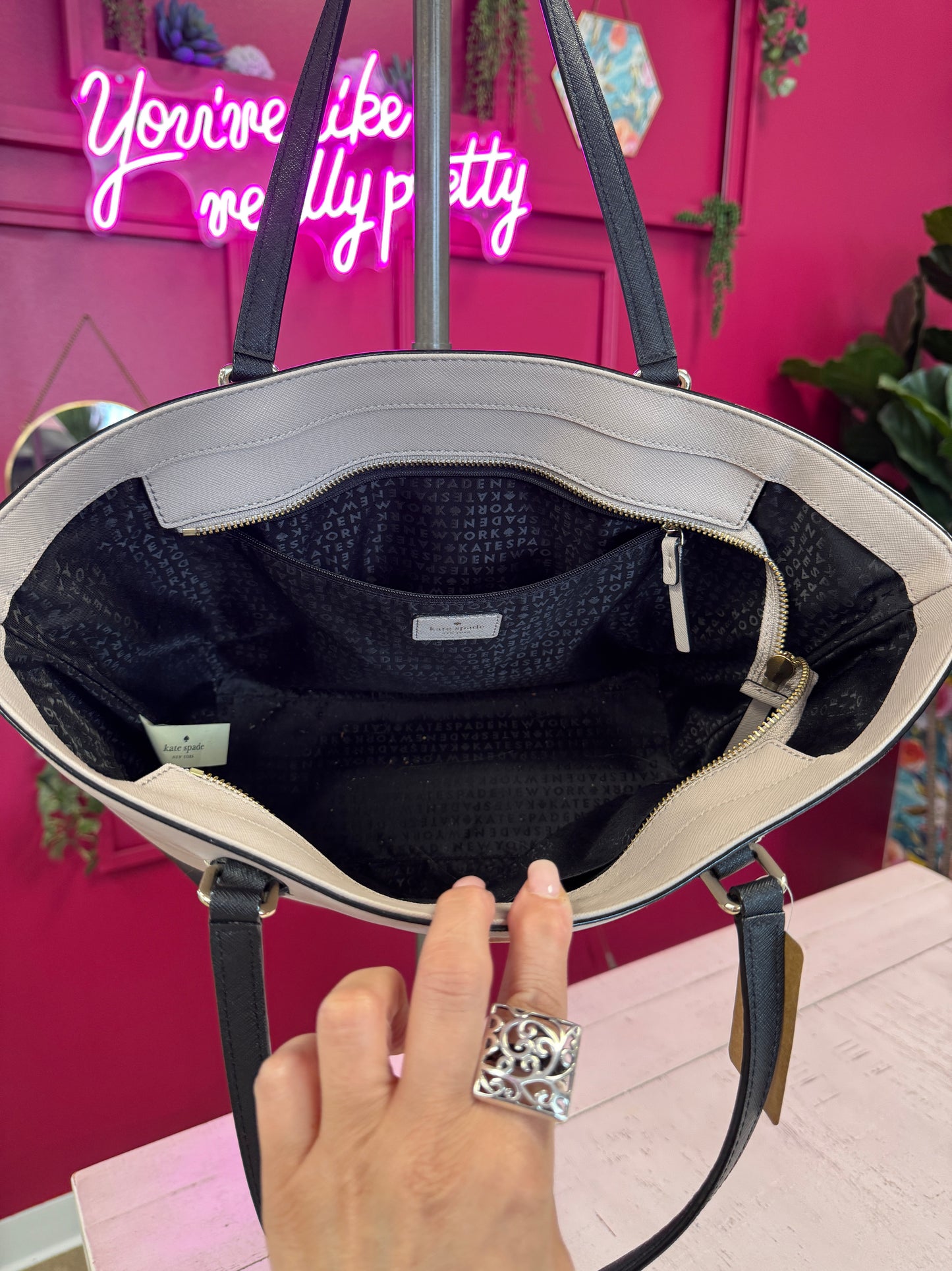 Pre Owned Designer Kate Spade Tote Bag