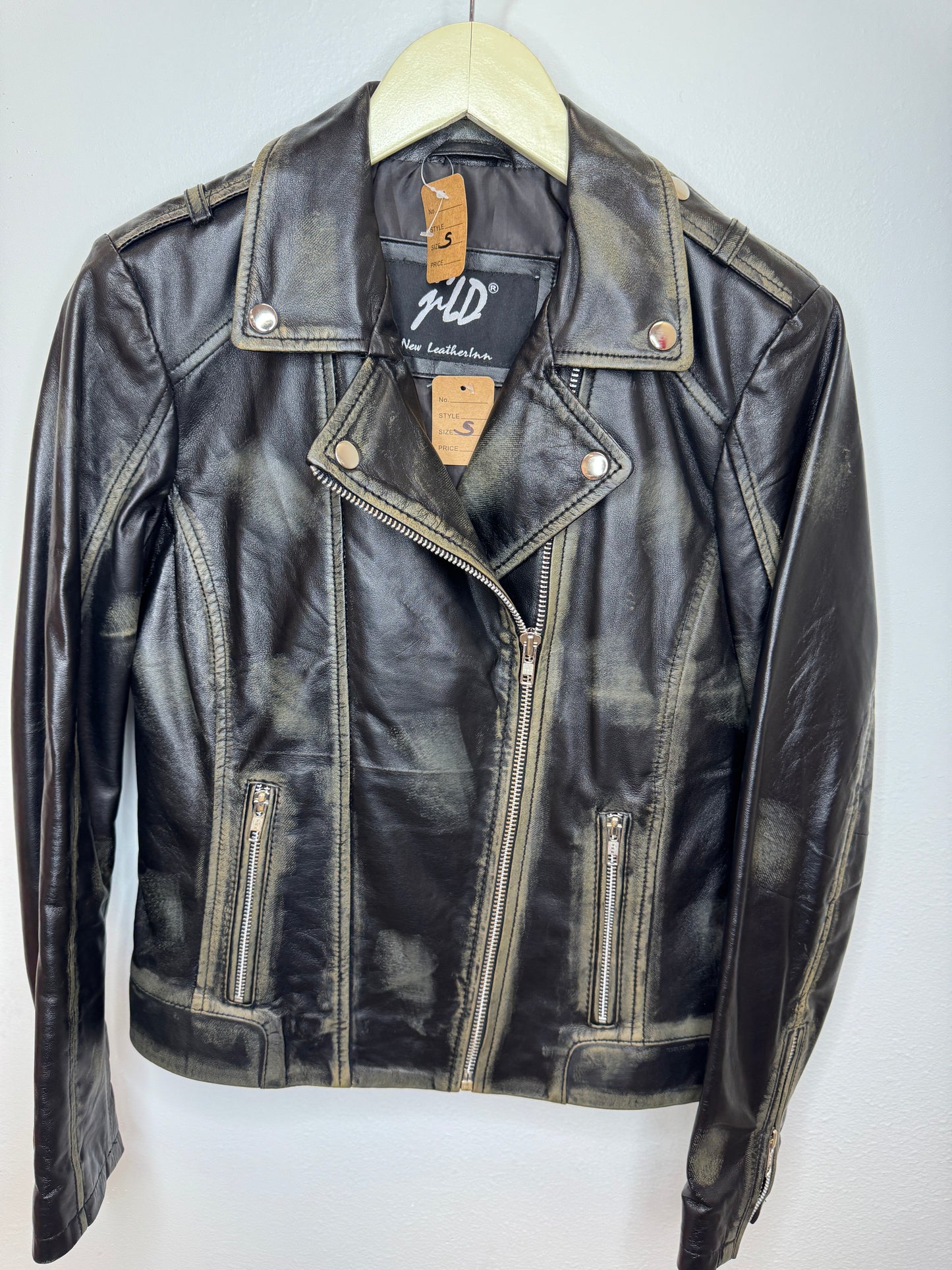 Pre Owned JILD New York Leather Coat