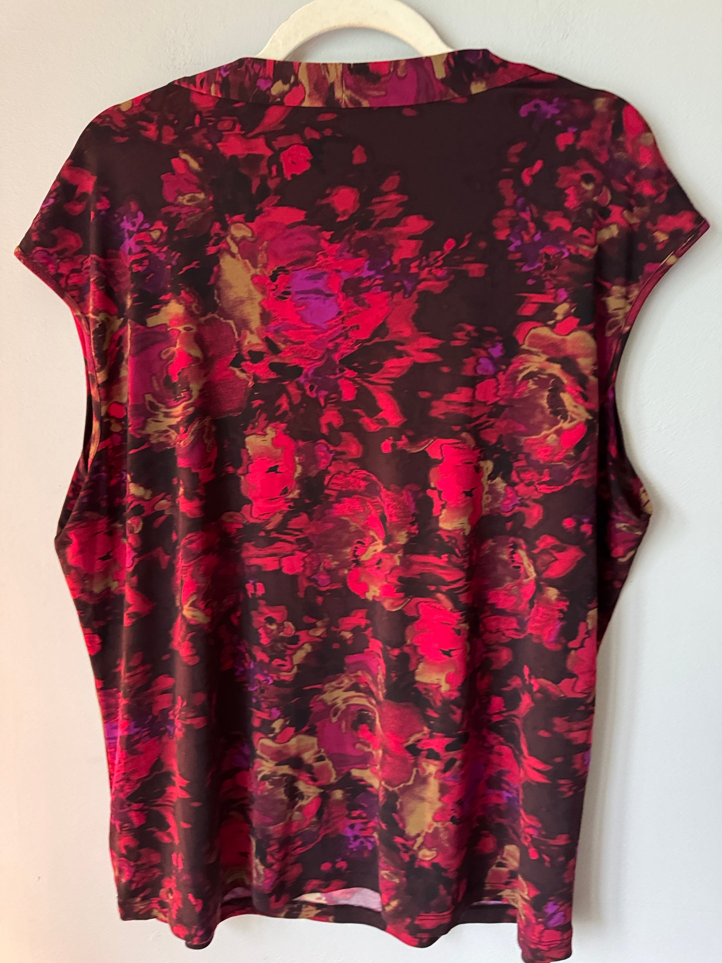 Kasper Short Sleeve Top Size 2X