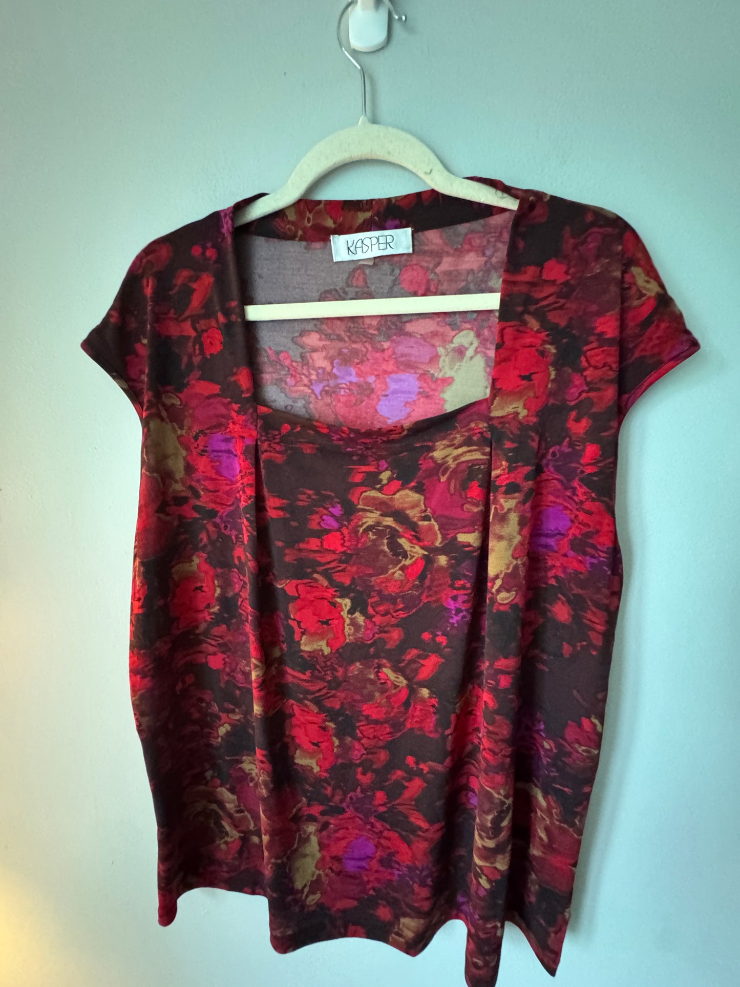 Kasper Short Sleeve Top Size 2X