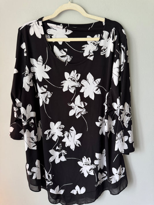 Alfani Long Sleeve Top Size 3X