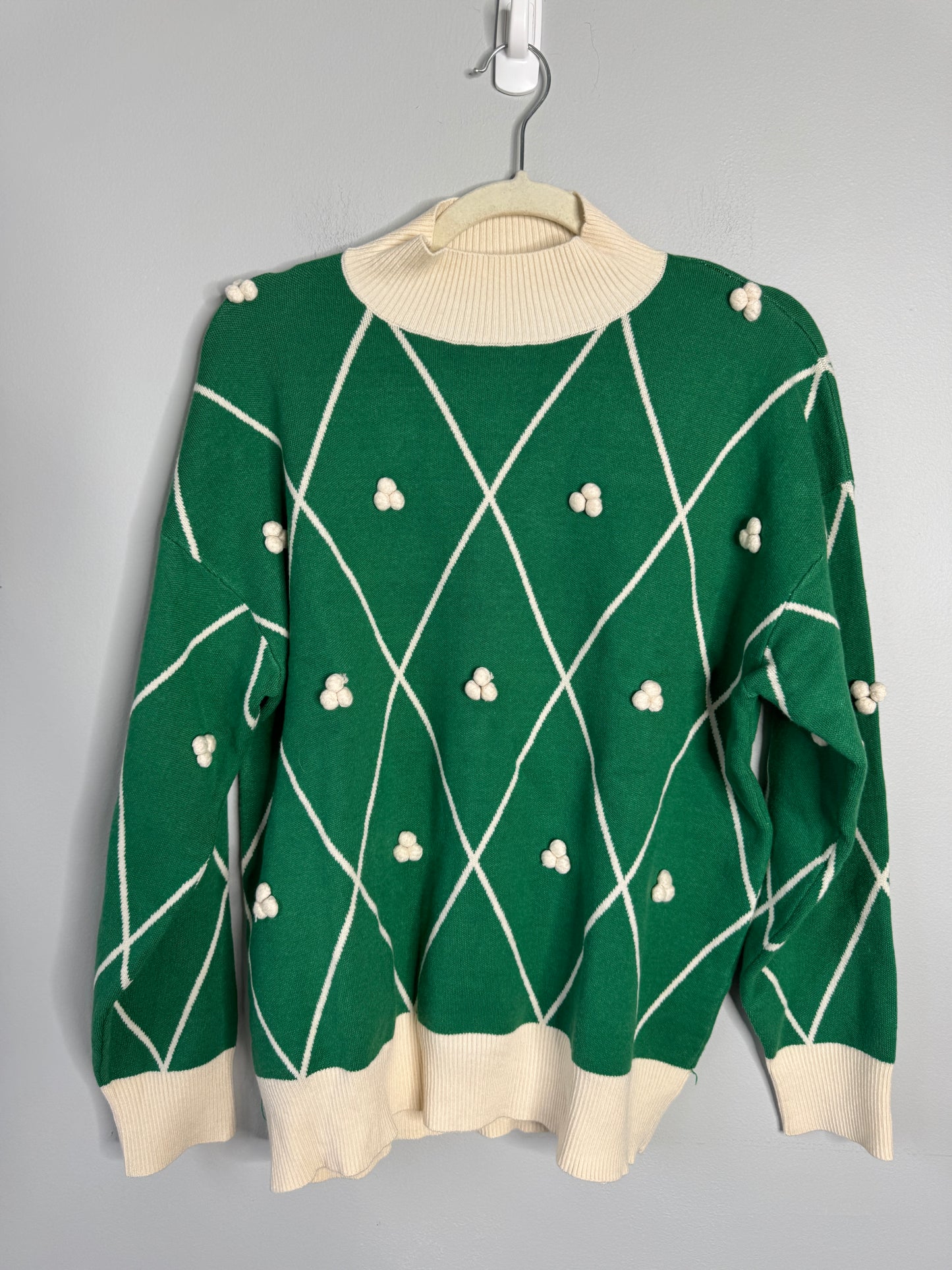 Brand Unknown Green Sweater Size M