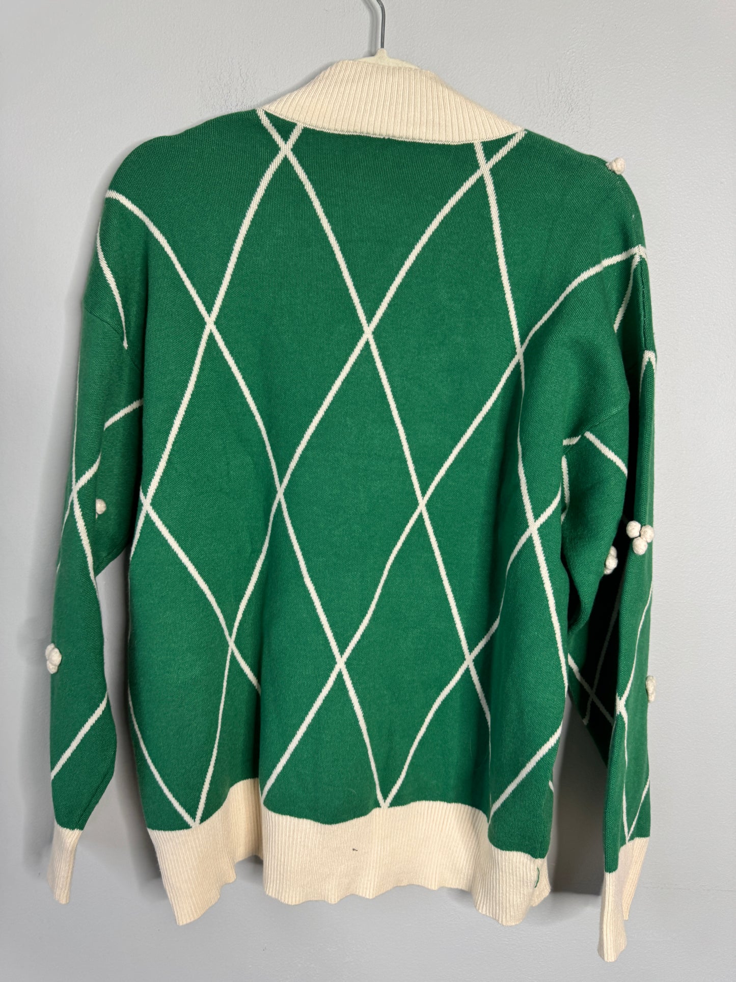 Brand Unknown Green Sweater Size M