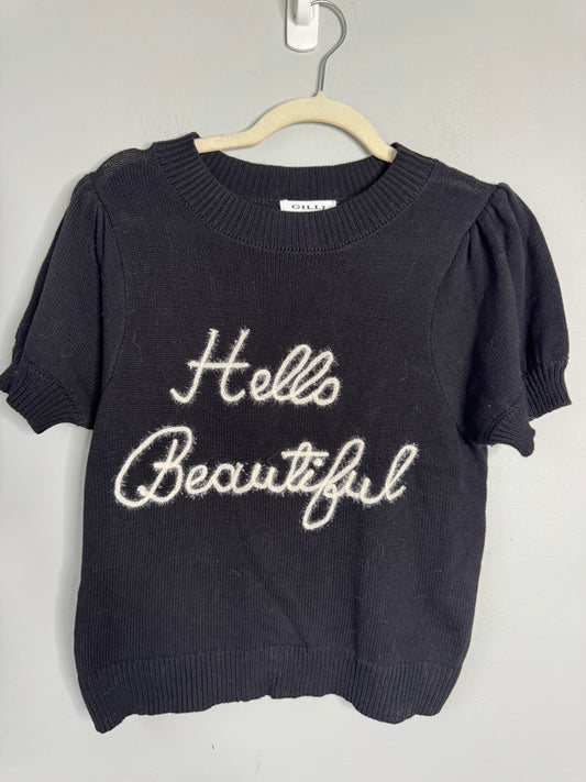 Hello Beautiful Sweater