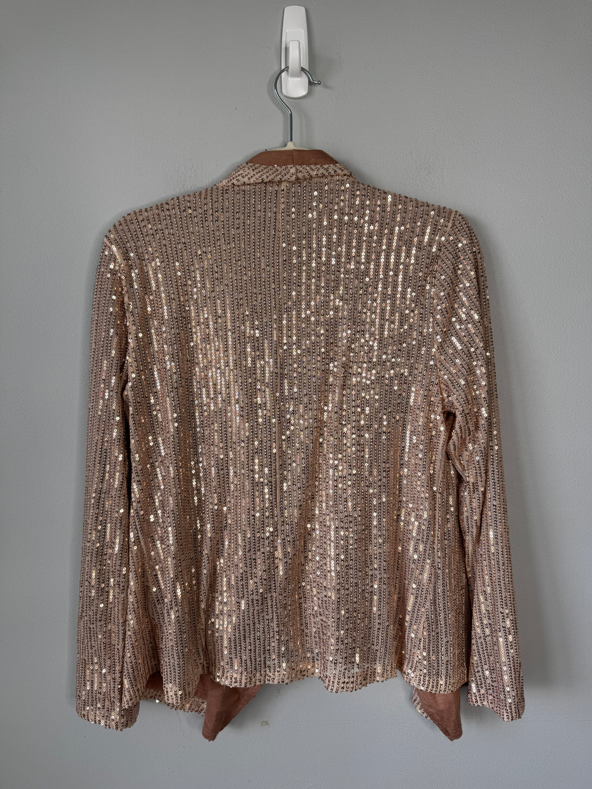 Blue B Sequin Jacket Size M