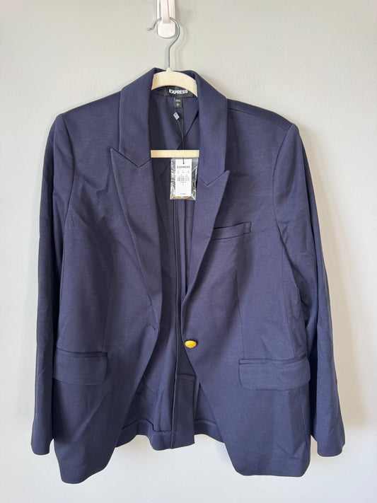 Express Navy Blazer Size L NWT