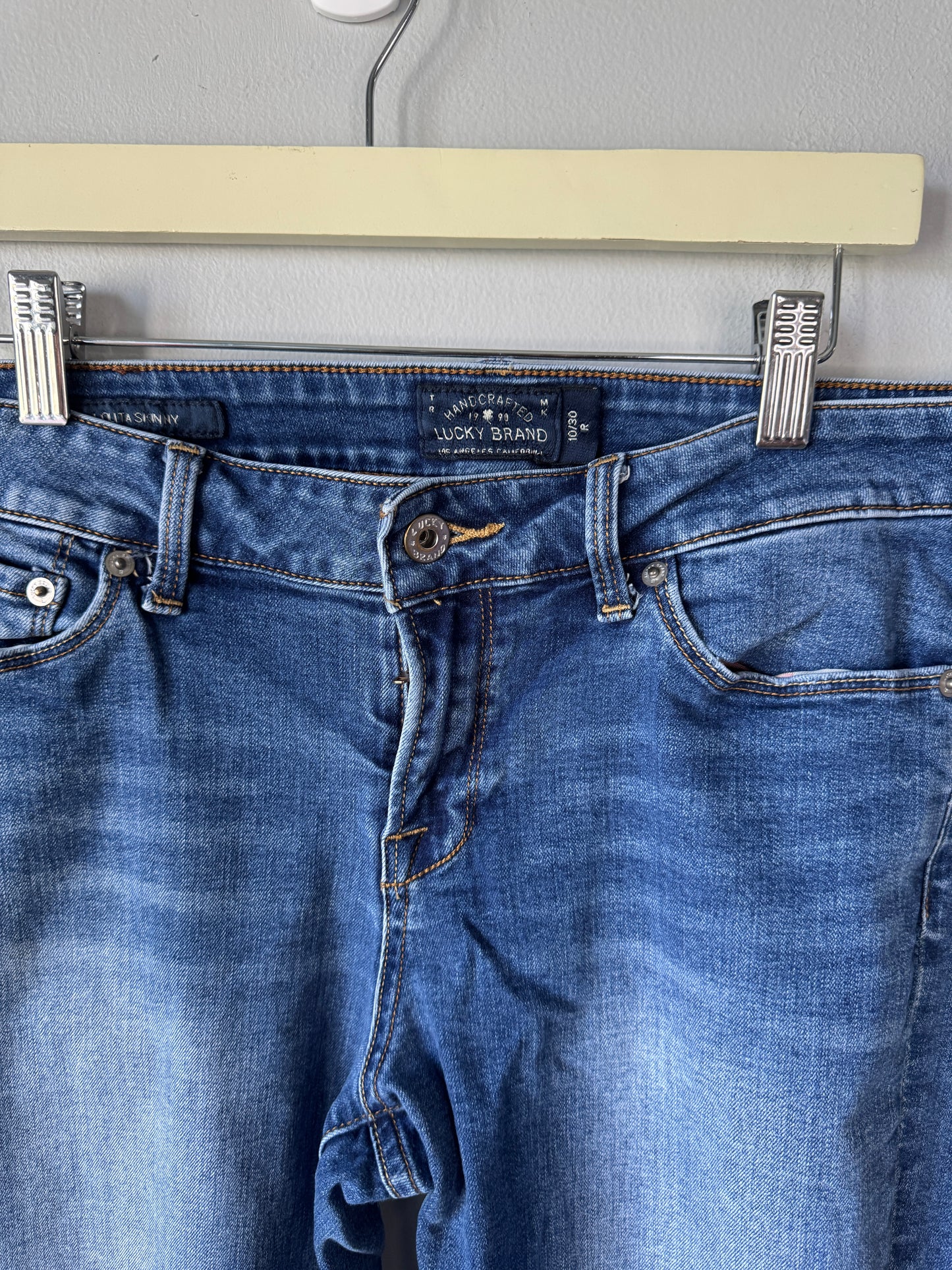 Lucky Brand Low Rise Skinny Jeans Size 10