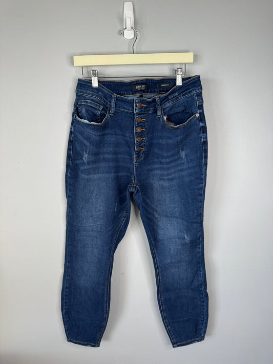 Judy Blue Button Fly Jeans Size 14W
