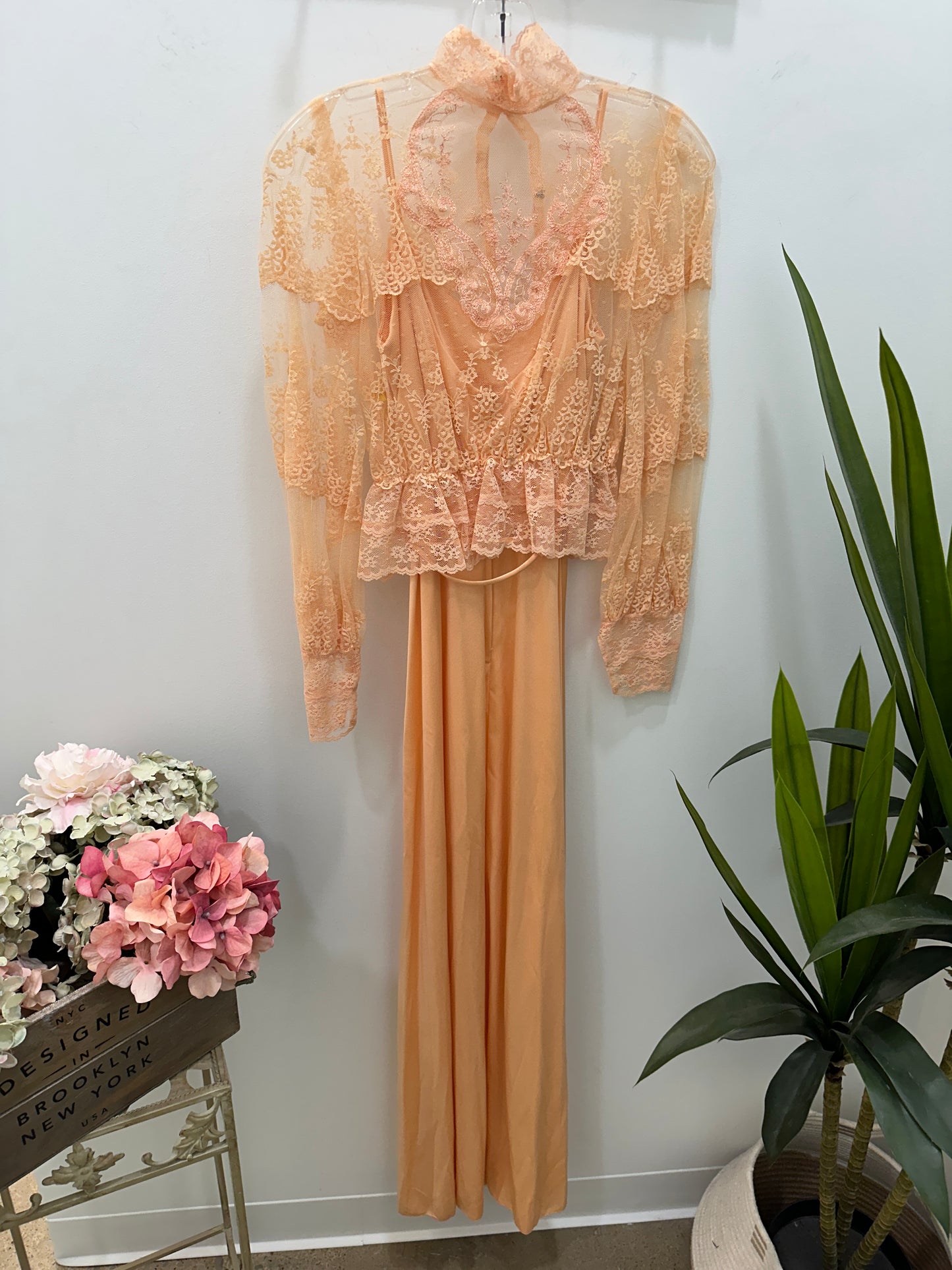 Vintage Lace Bridesmaid Gown