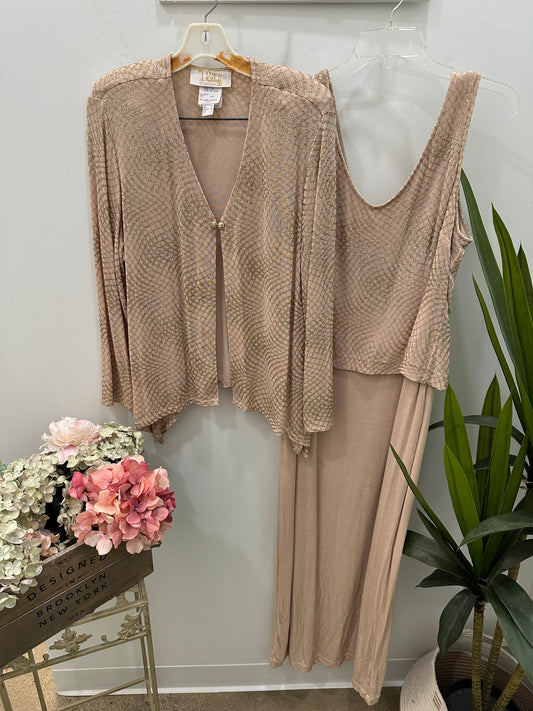 Vintage J. Ribkoff Gold Evening Set