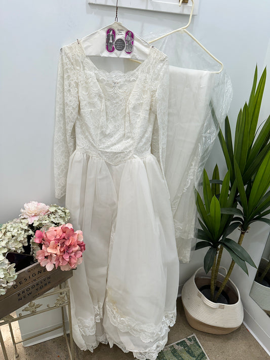 Vintage Custom Wedding Gown