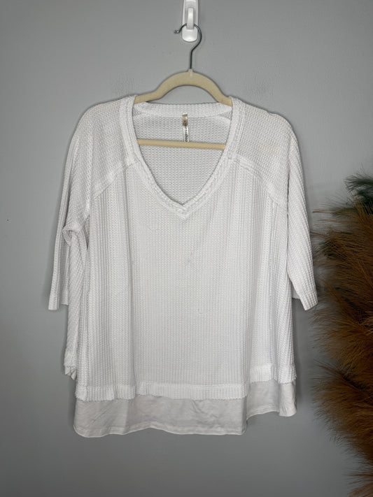 Mittoshop White Top with Snags Size M/L