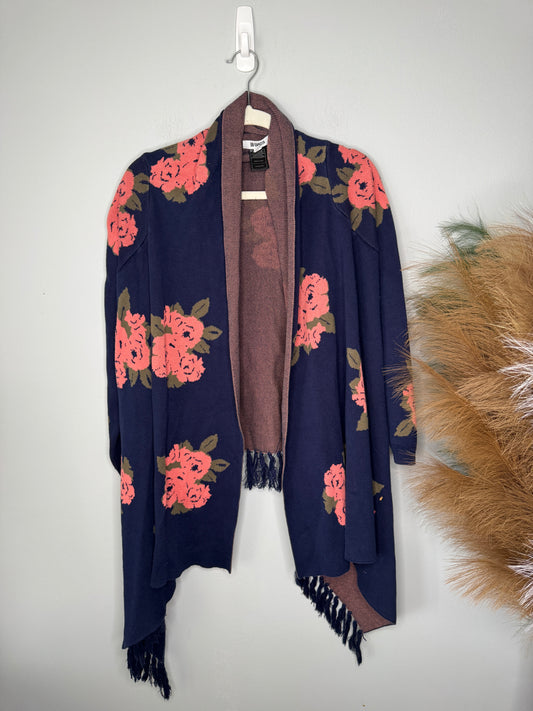 BB Dakota Floral Cardigan Size Small