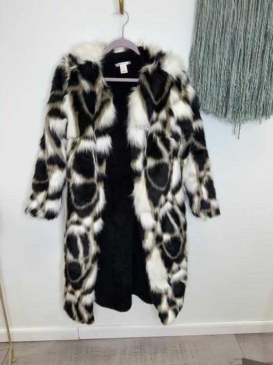 Pre Owned K. Jordan Faux Fur Coat